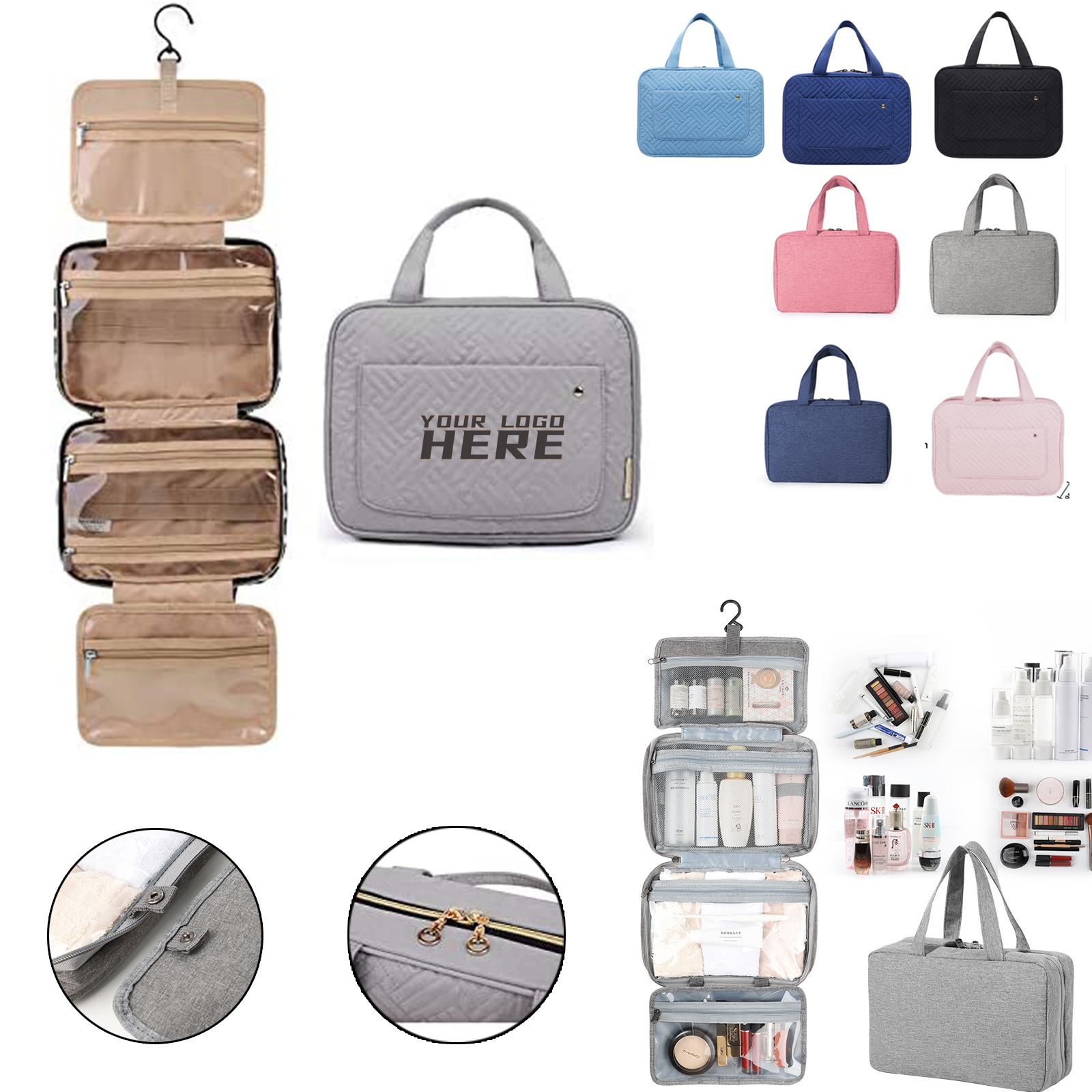 Womens Toiletry Cosmetic Bag 2