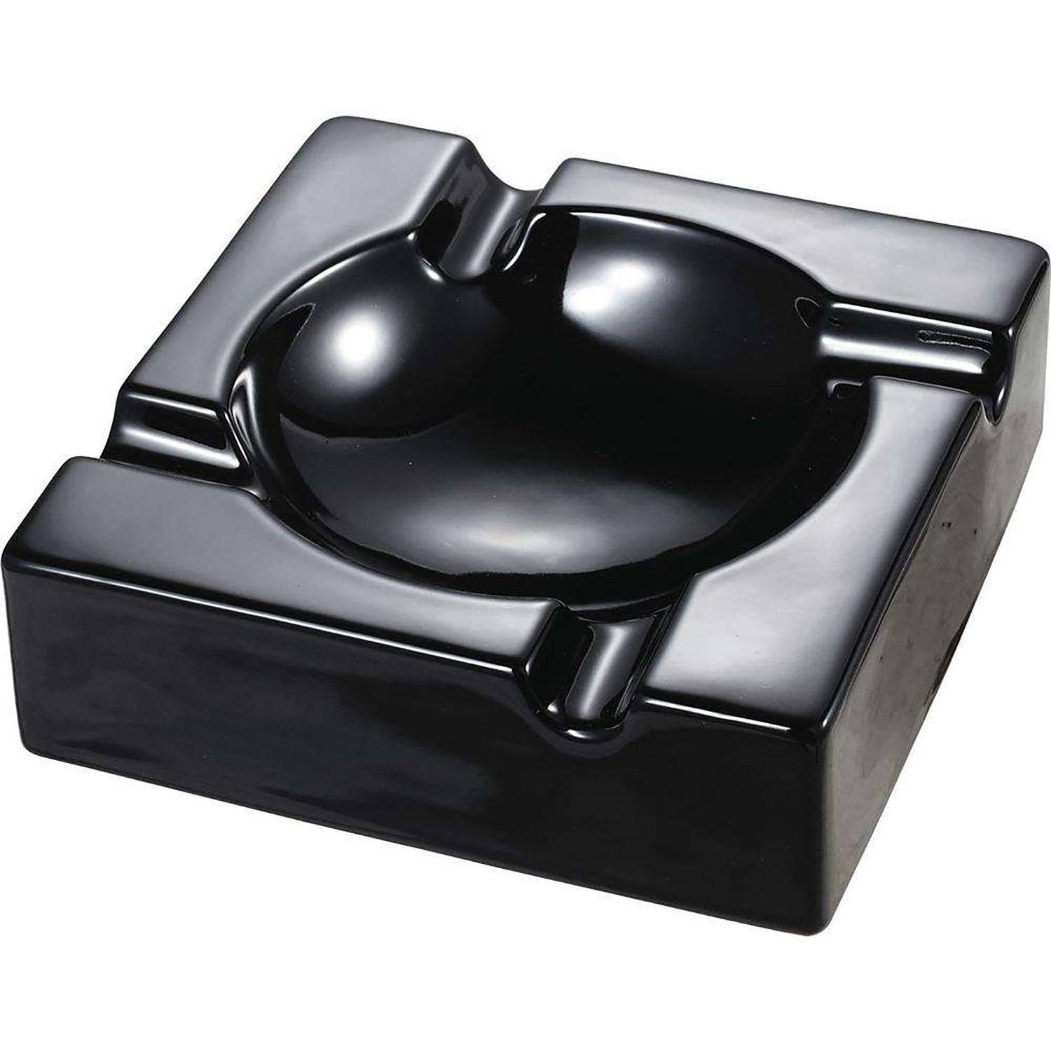 Square Smoking Ceramic Cigar Holder Ashtray 6