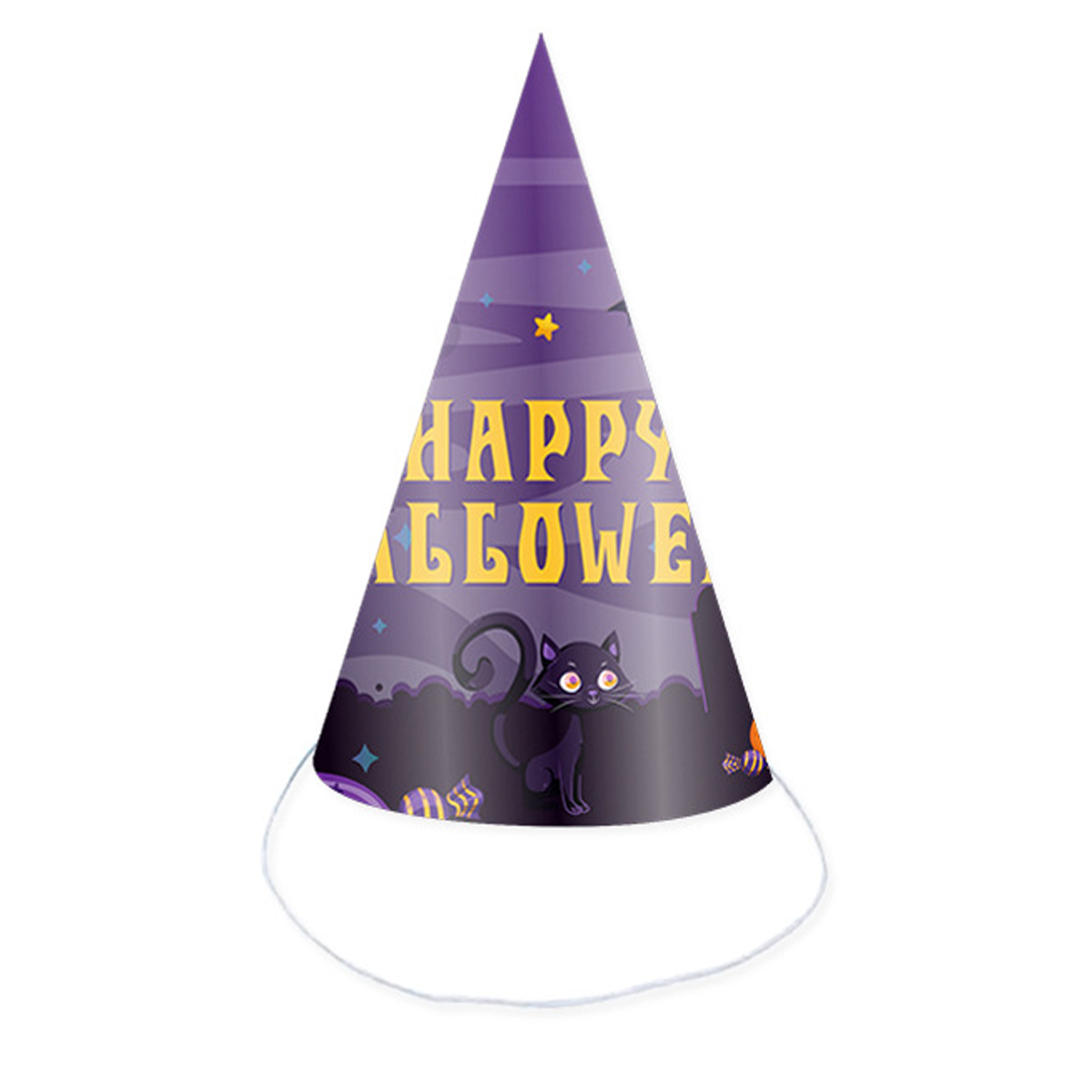 Custom Halloween Paper Party Hat 12