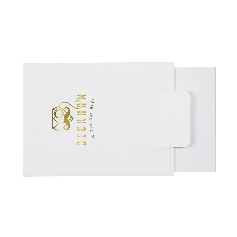 Small White Kraft Premium Vesta Gift Box w/ Matte Gravure Anti-Rub Varnish 3