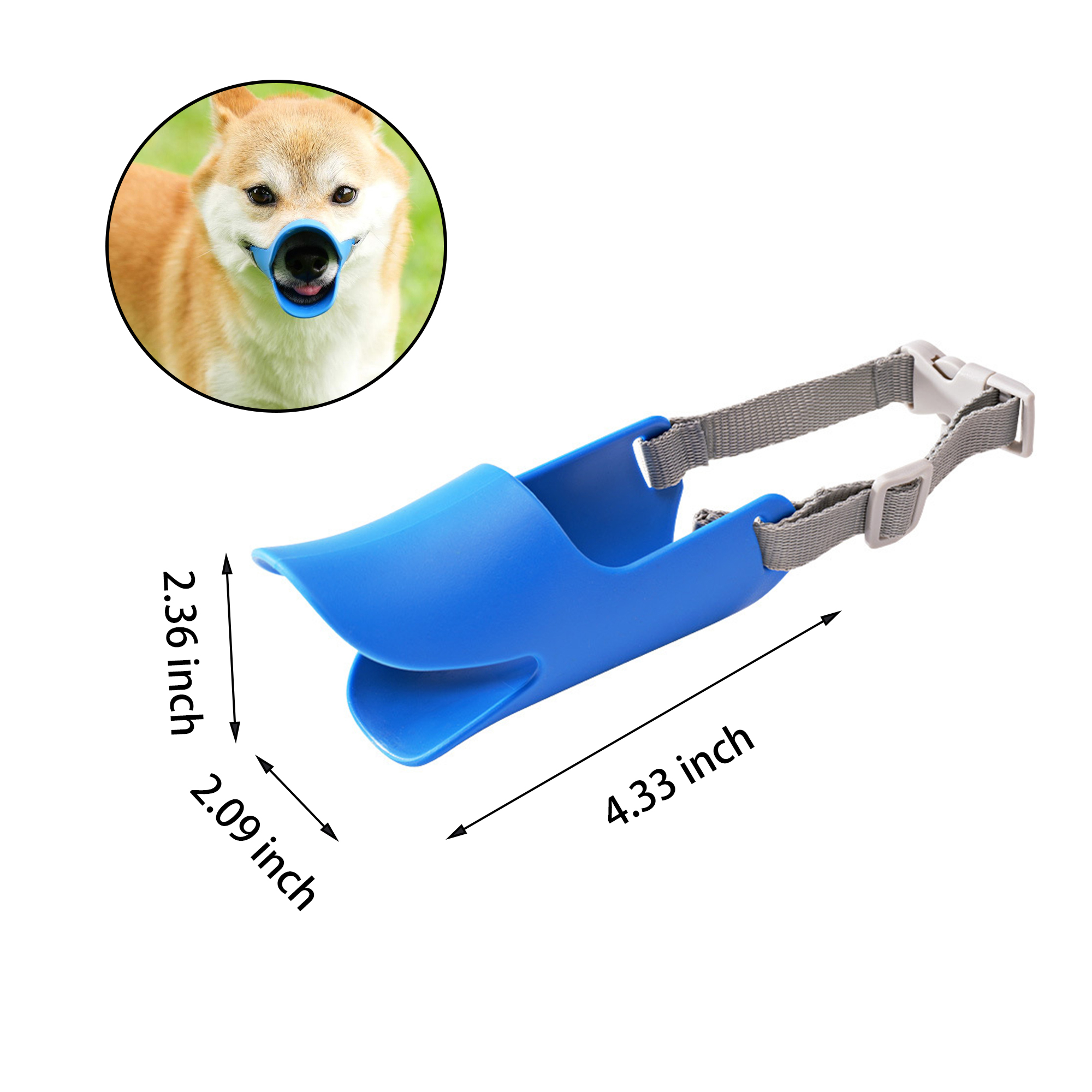 Adjustable Pet Muzzle 3