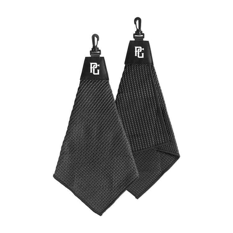 Tri-Fold Waffle Towel with Clip 3