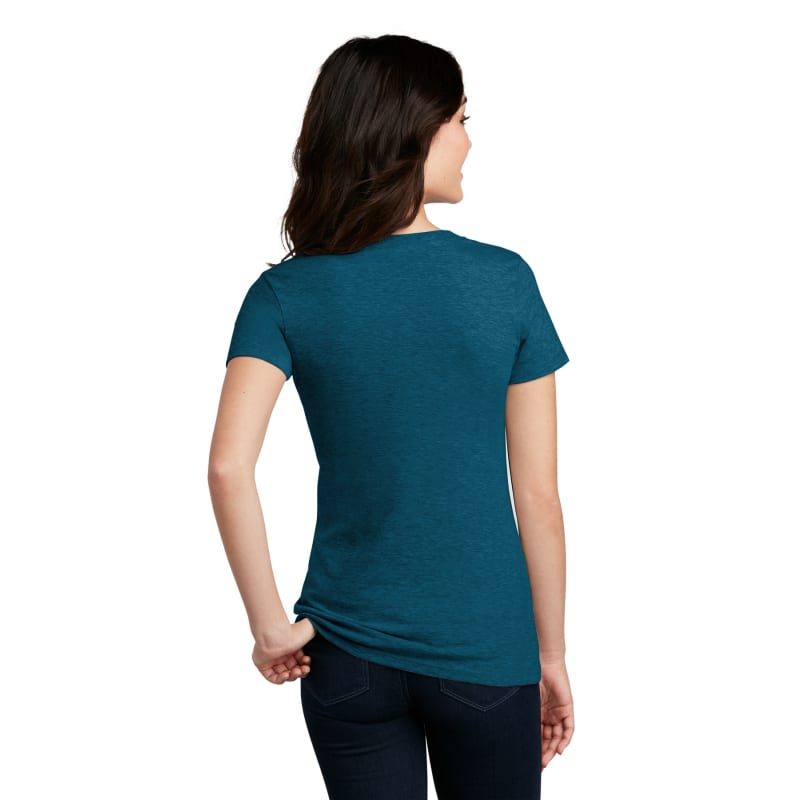 District Women's Perfect Blend CVC V-Neck Tee. 80