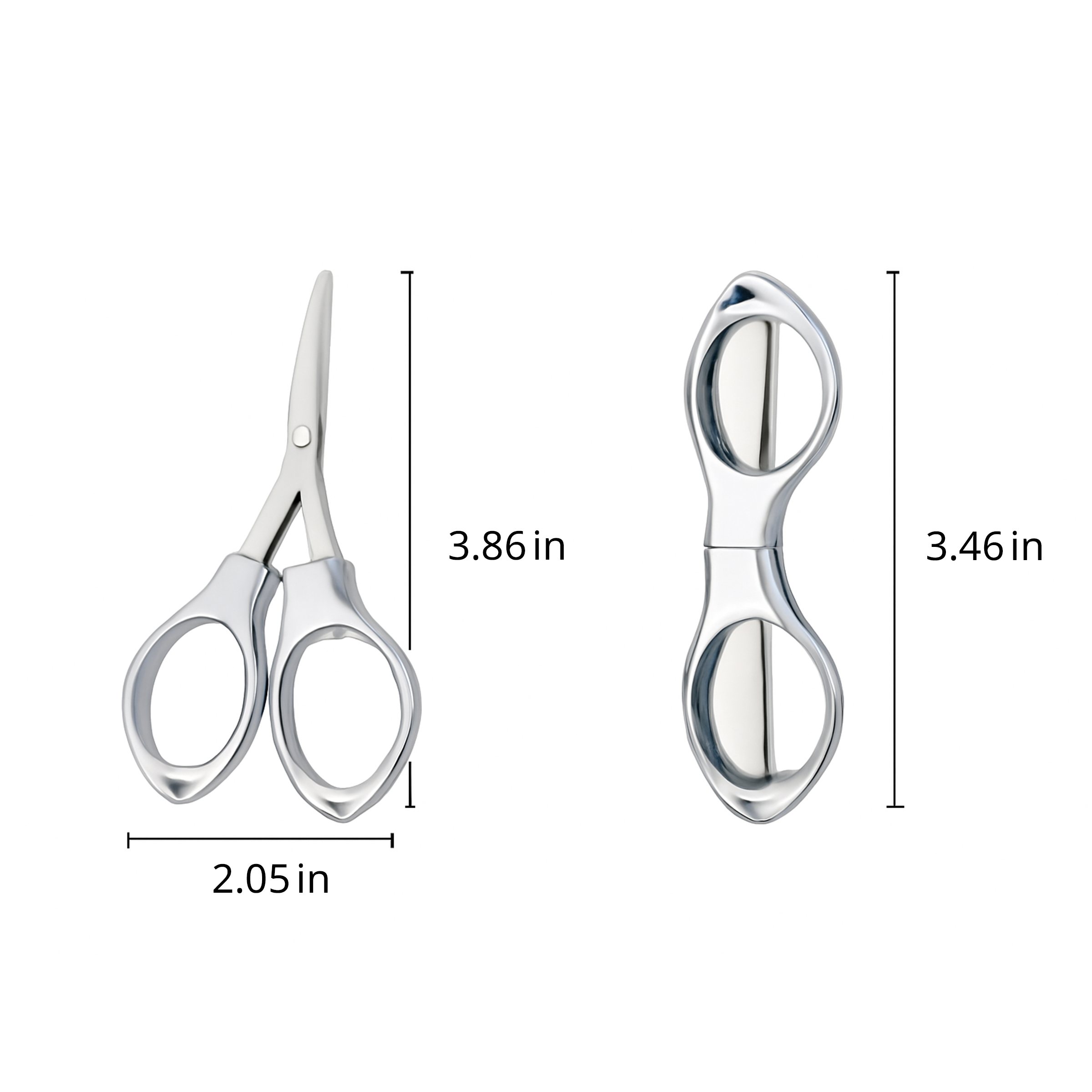 Stainless Steel Folding Scissors 3