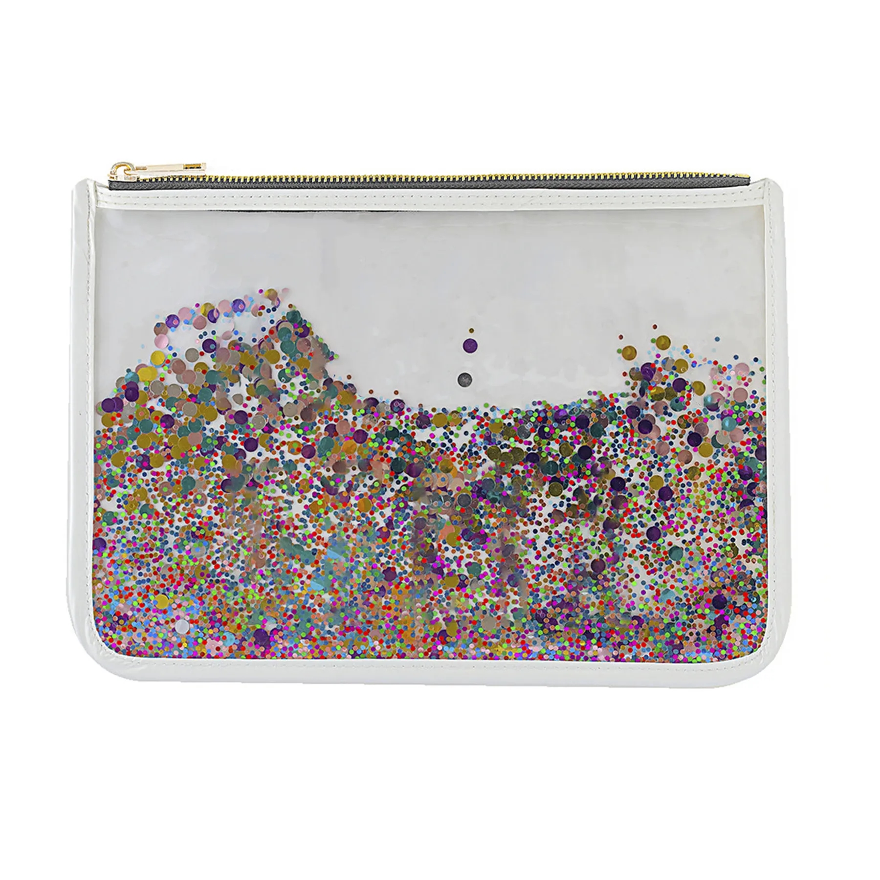 Confetti Clear Cosmetic Bag 1