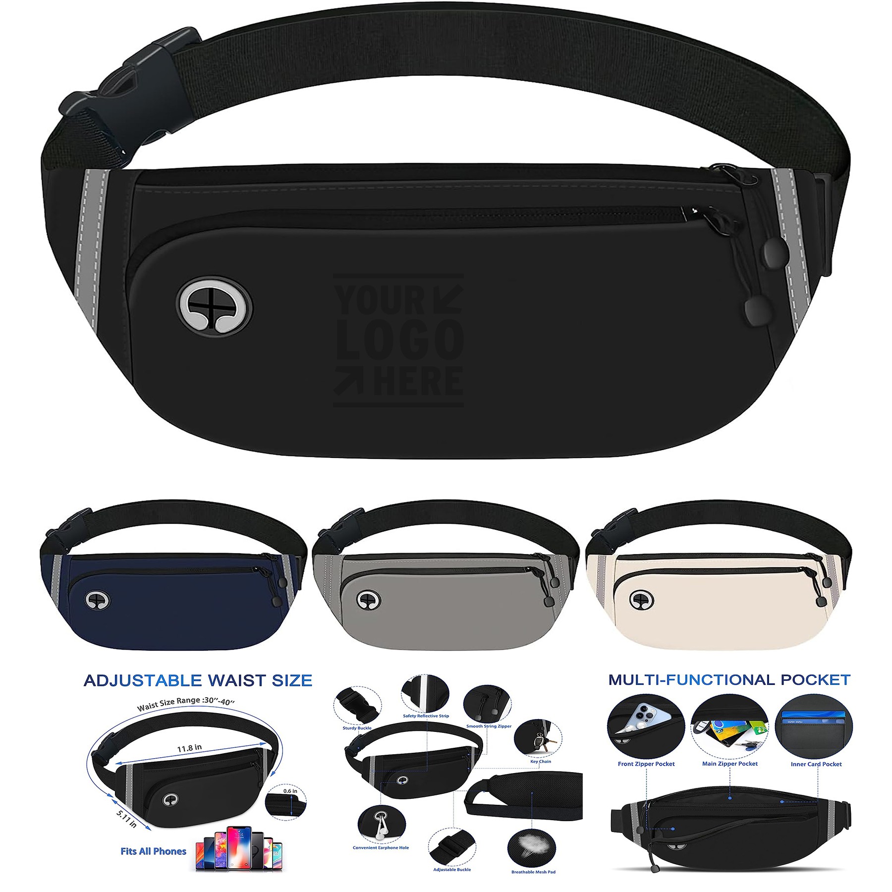 Crossbody Waist Bag Fanny Pack 1