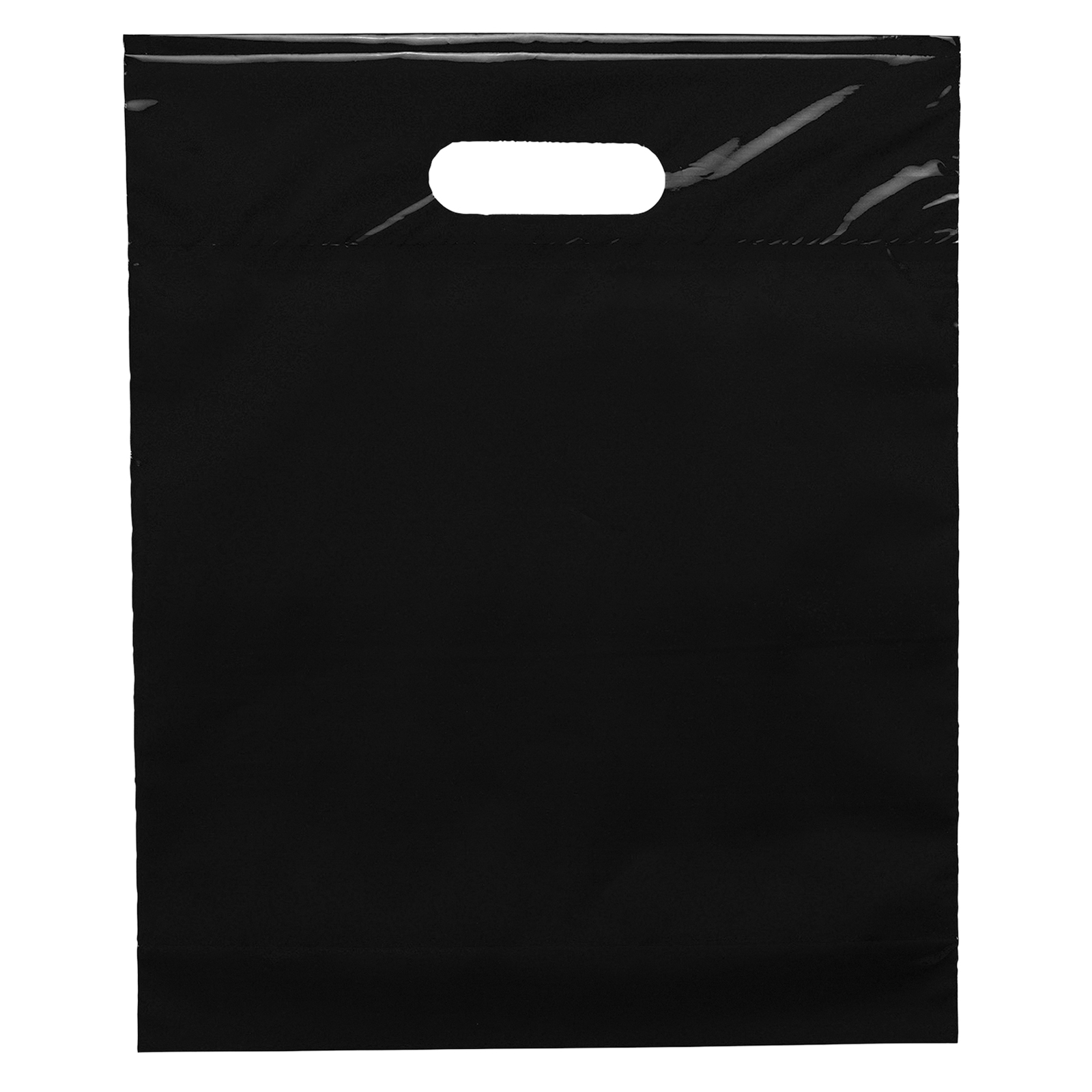 Die Cut Handle Bag - 12W x 15H x 3 - Flexo Ink Print 10