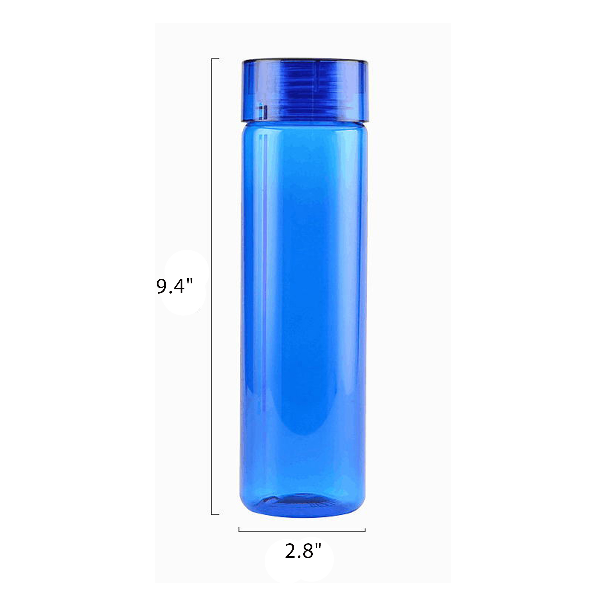 30 oz Enlace Cylindrical Plastic Water Bottle 4