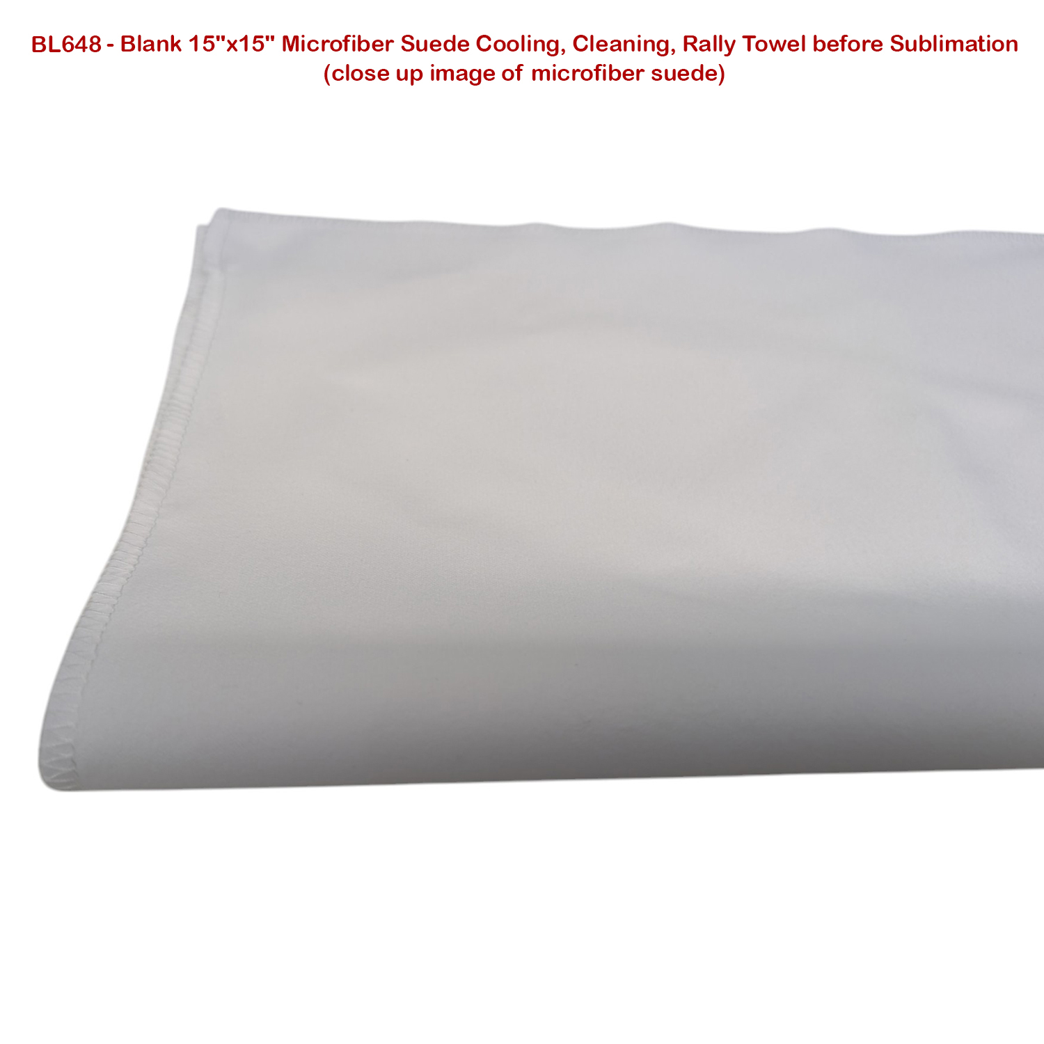 72 Hr Fast Ship - Microfiber Dri-Lite Suede Shammy Cooling Towel, 15x15, Sublimated Edge to Edge 3