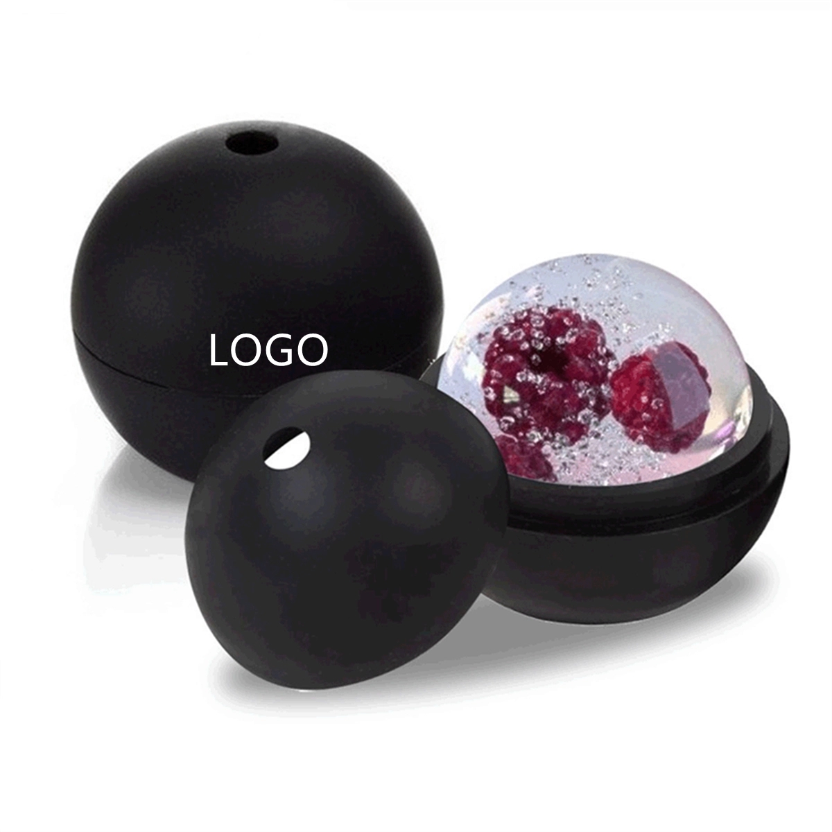Round Sphere Whiskey Ice Ball Maker 2.5 Inch 3