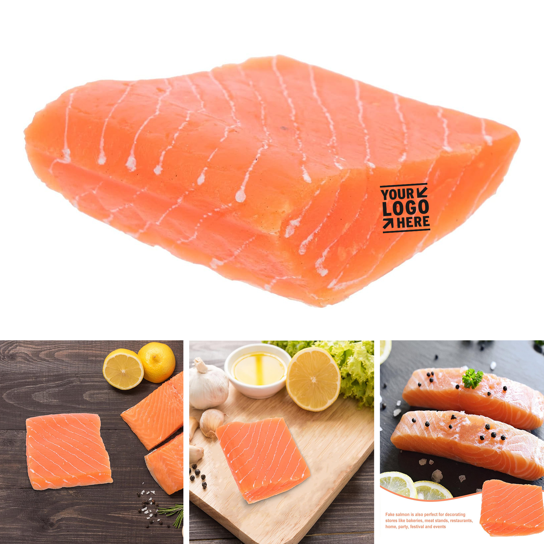 Realistic Fake Salmon Model 2