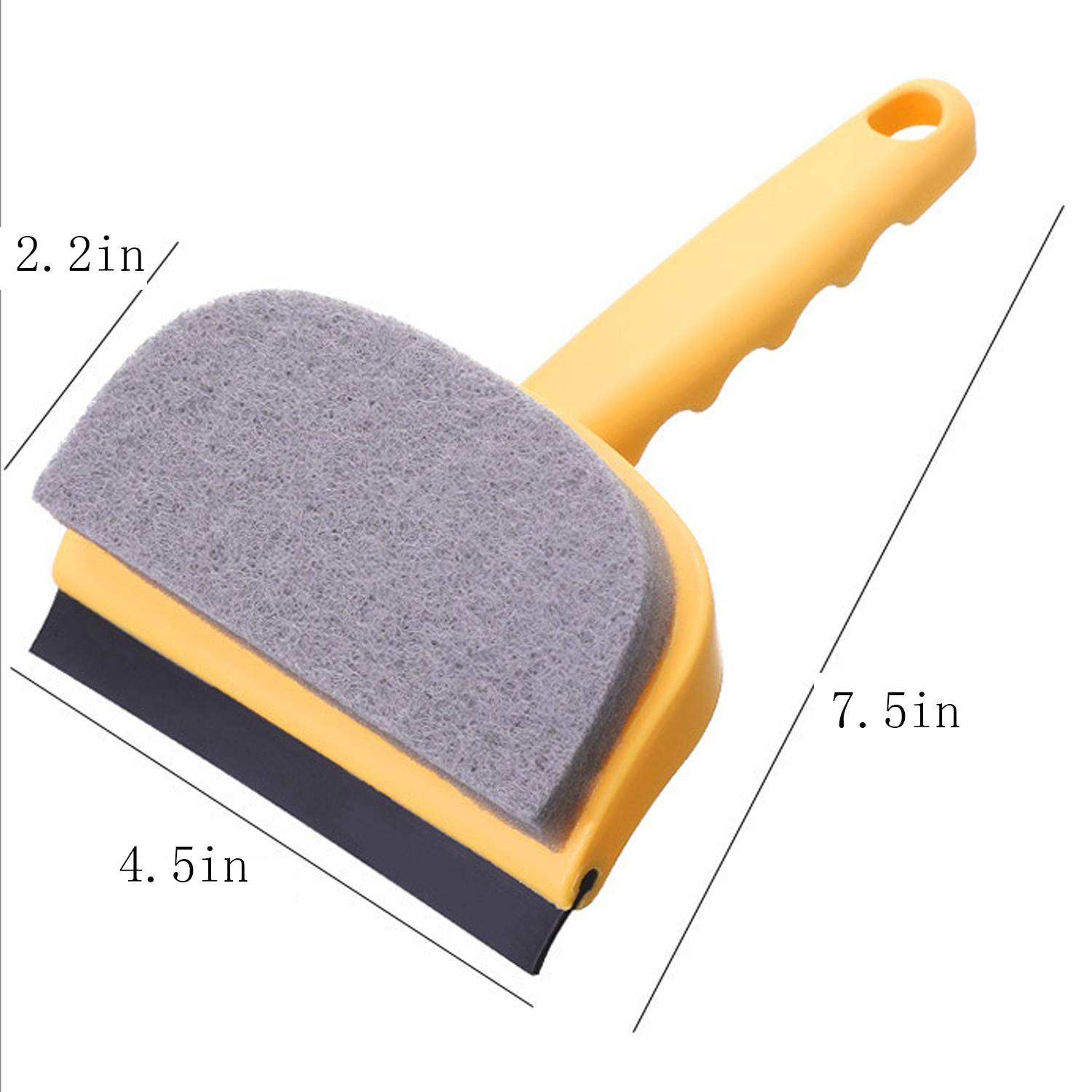 2 in 1 Bathroom Cleaning Brush w/ Squeegee 7