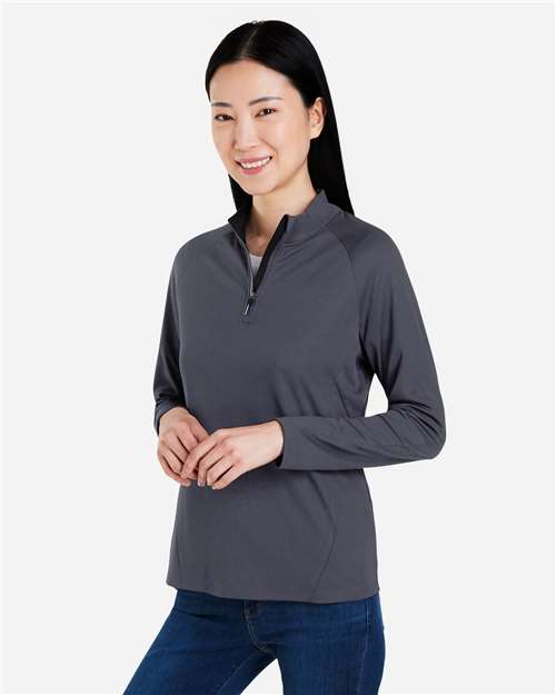 Women's Origin Performance Pique Quarter-Zip Pullover - CE418W 43
