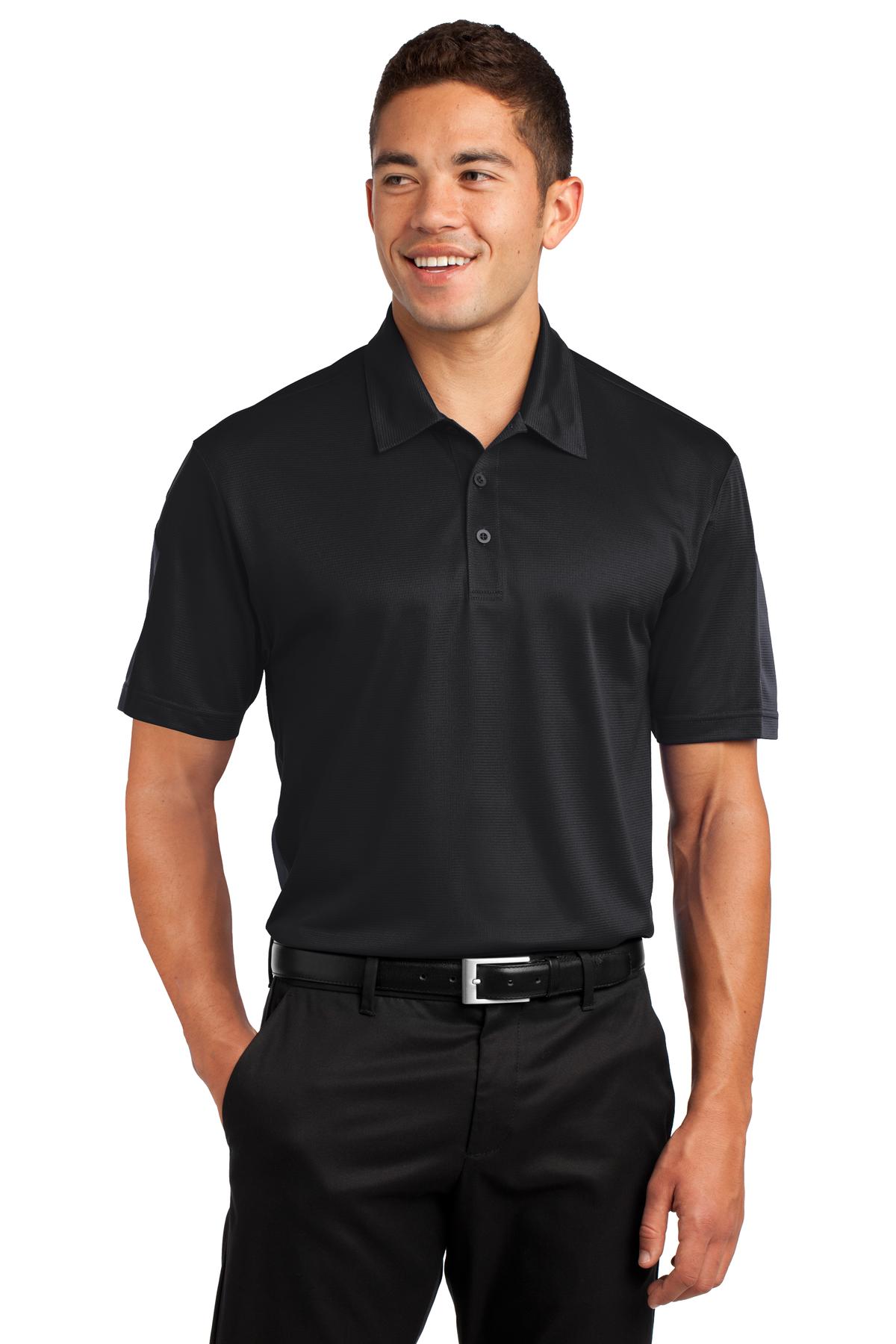 PosiCharge Active Textured Colorblock Polo