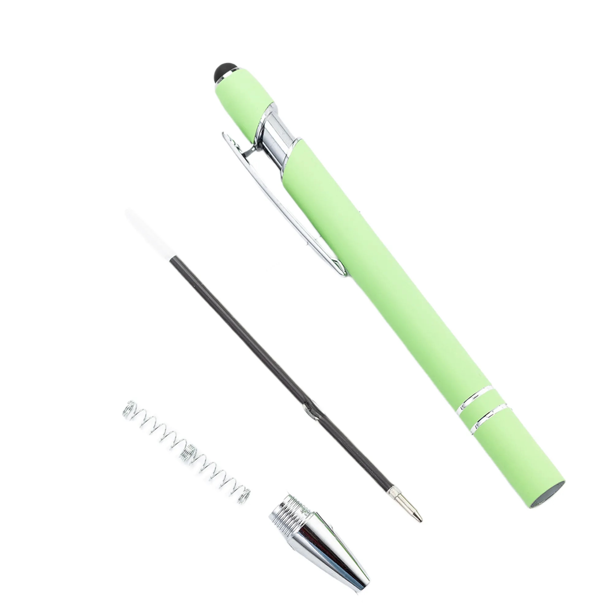 MOQ 50PCS 2-in-1 Life Stylus Ballpoint Pen Writing Comfort 2
