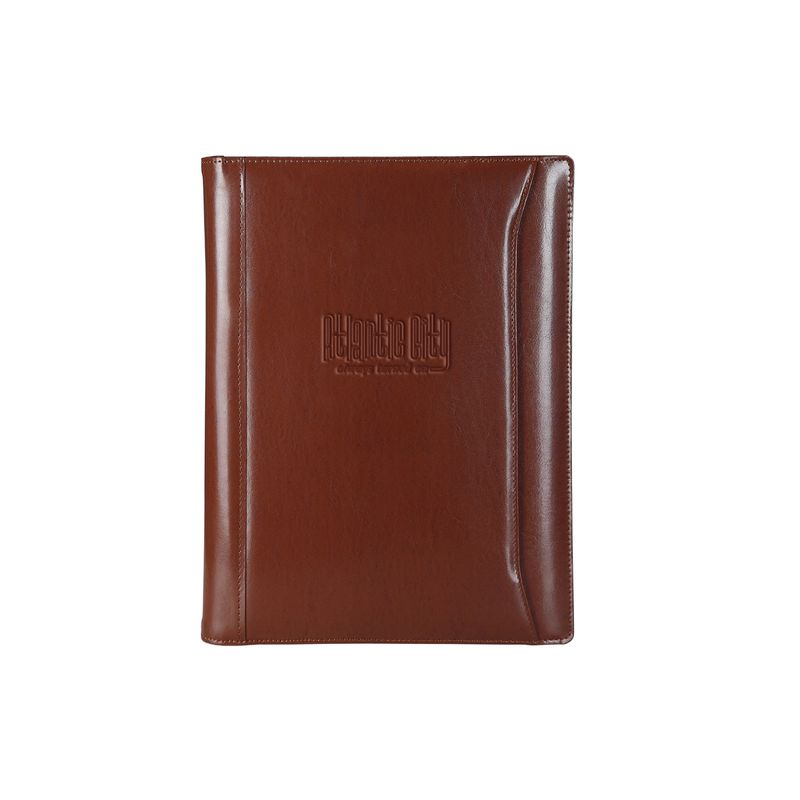 Atlantis Brown Leather Padfolio