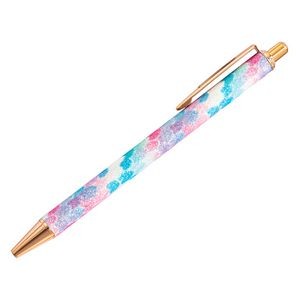Rainbow Gradient Color Barrel Ballpoint Pen 3