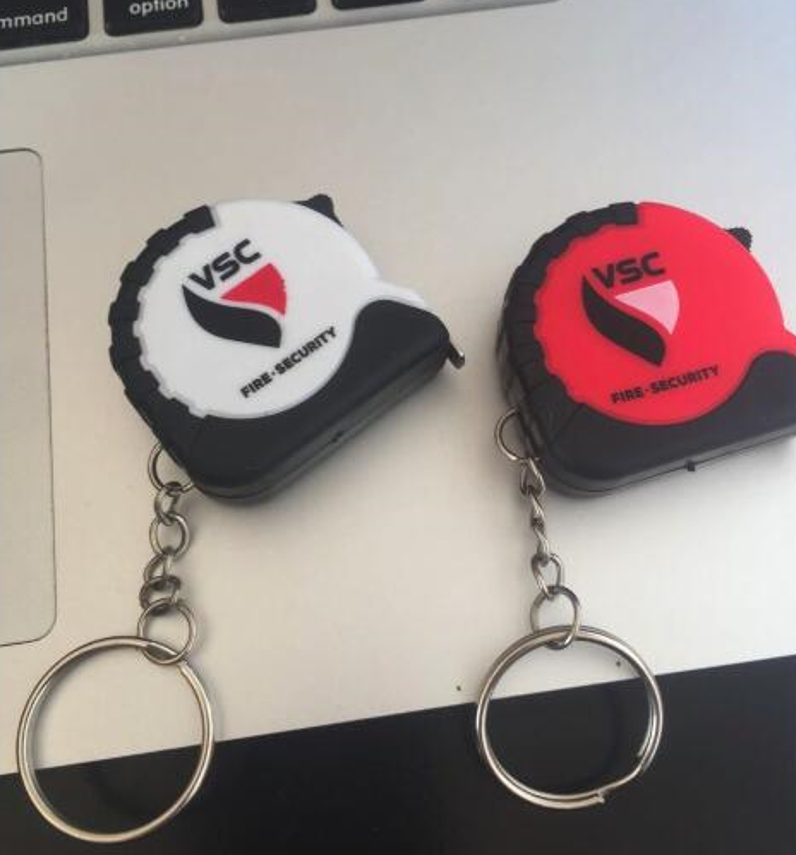 Mini Grip Tape Measure Keychain 2