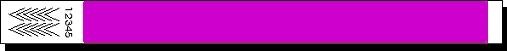 1" Tyvek Wristband - Neon Colors 7
