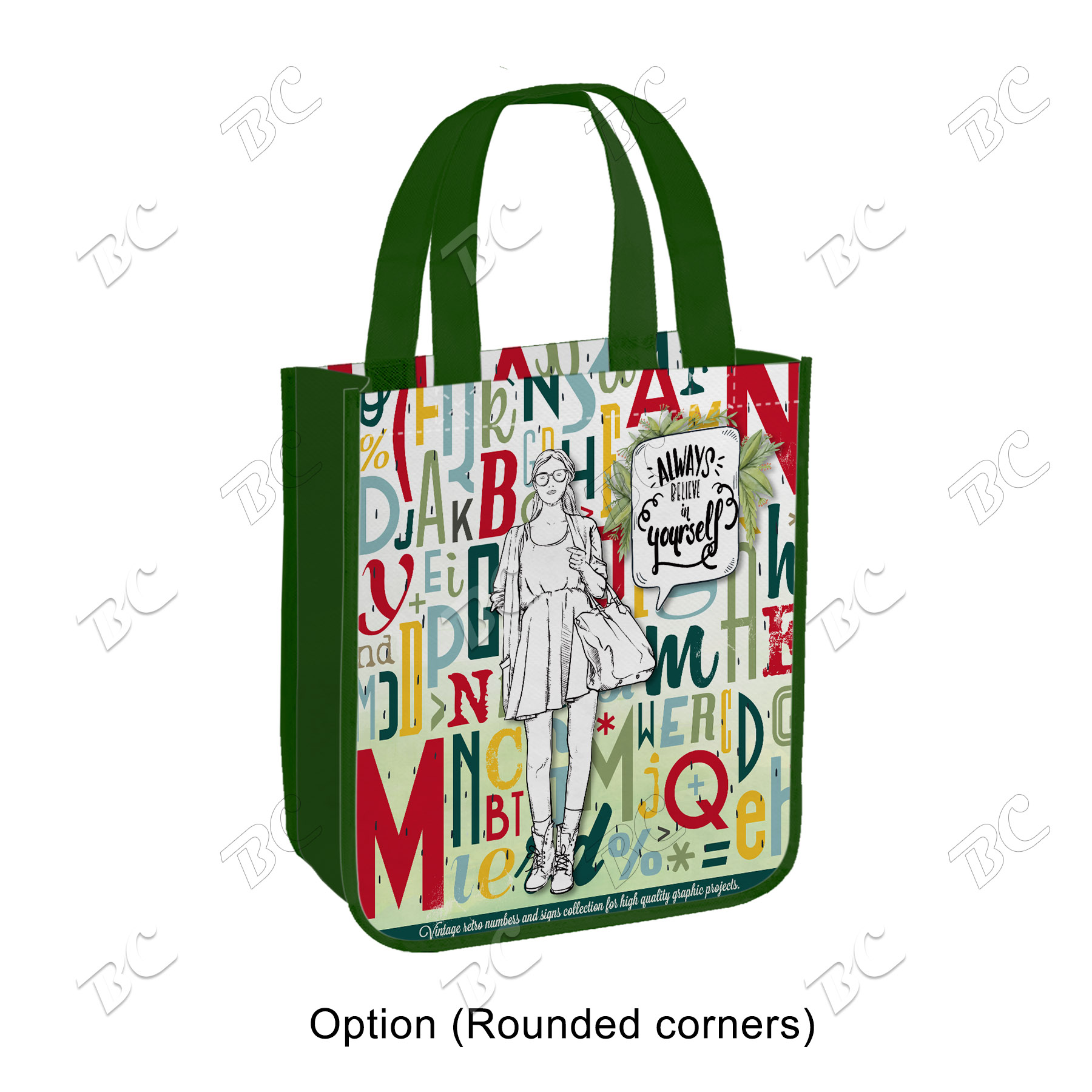 Free Shipping 12 x 13 Small Quantity Custom Laminated Bag 2