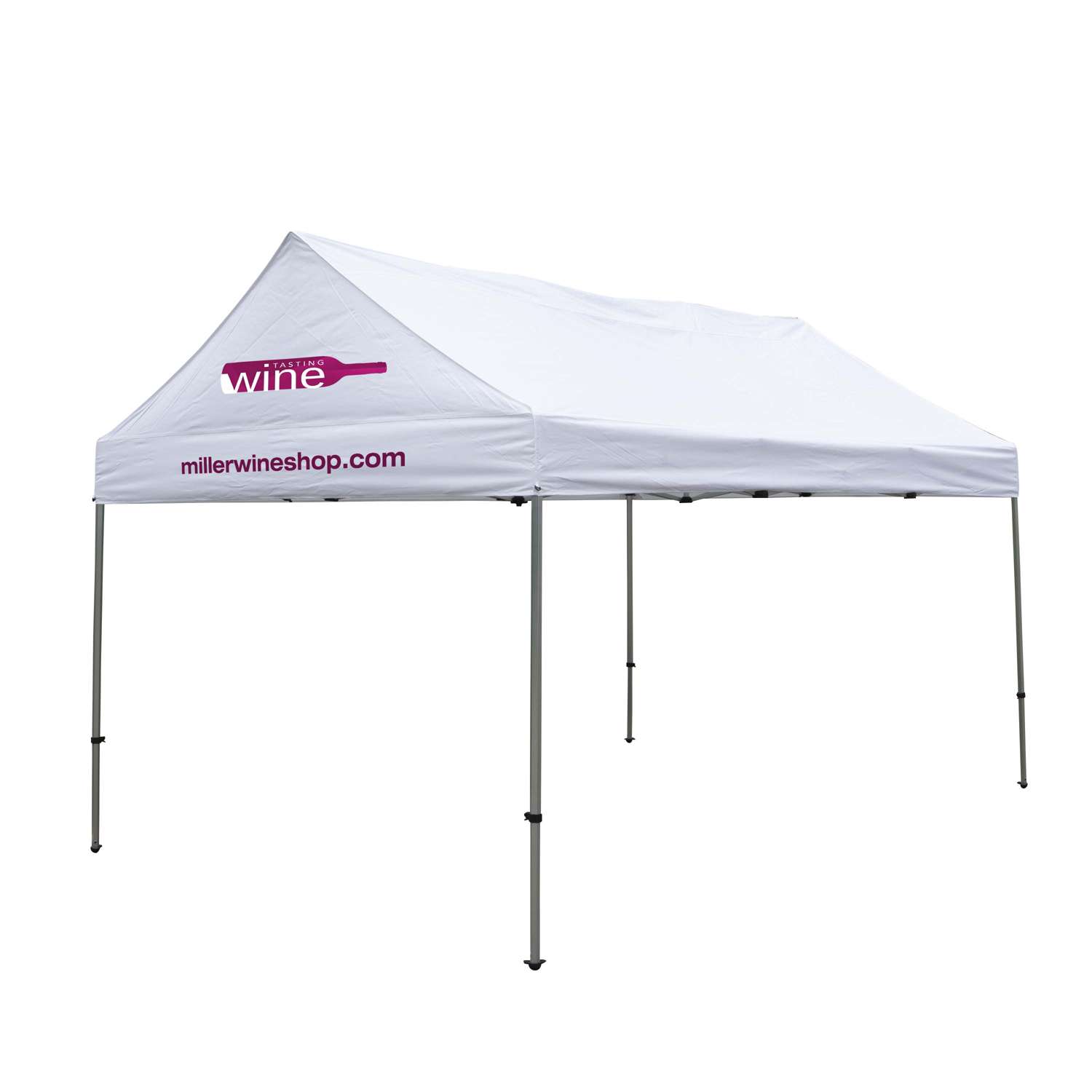 10' x 15' Premium Gable Tent Kit (Full-Color Imprint, 2 Locations)