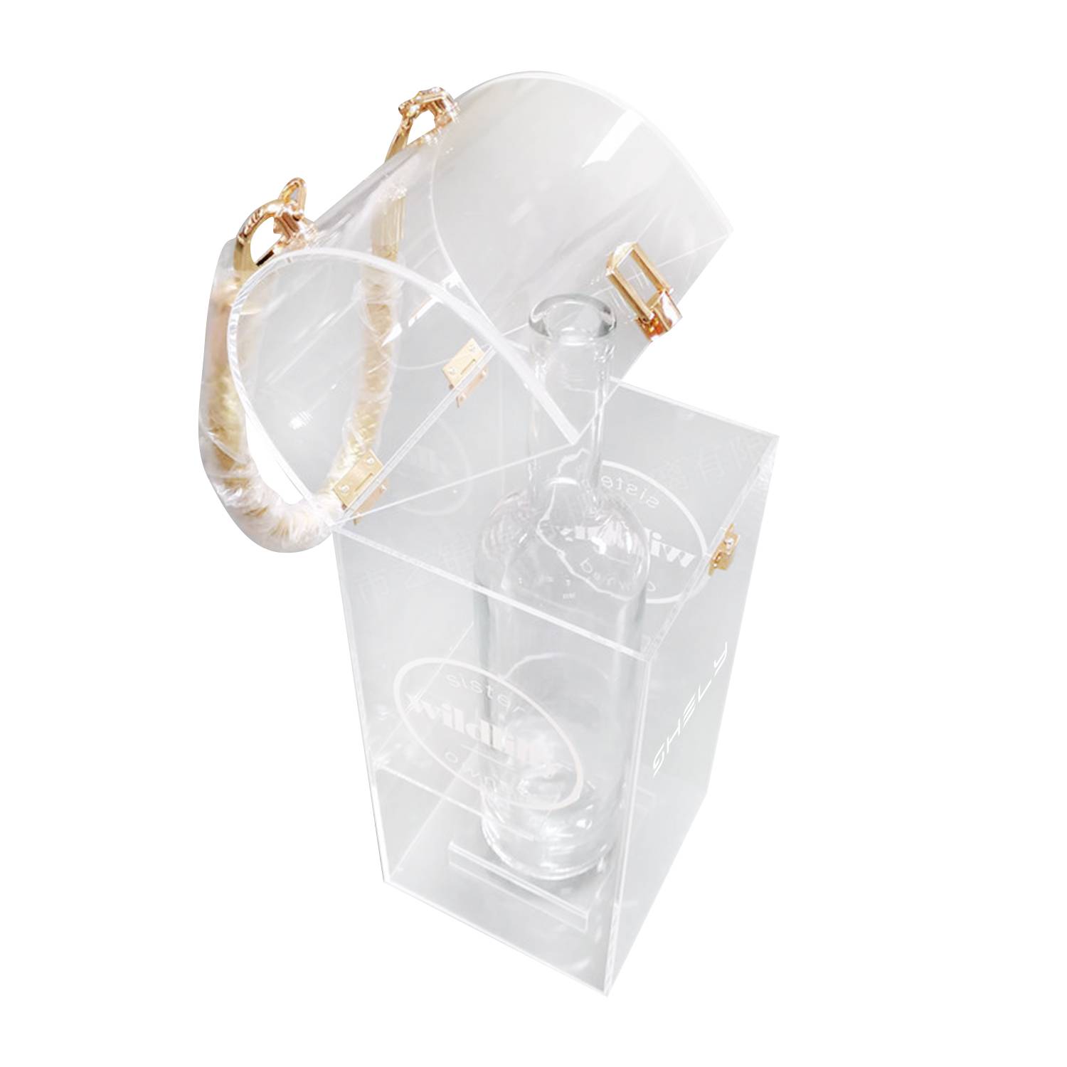 Acrylic Wine Case Purse 7
