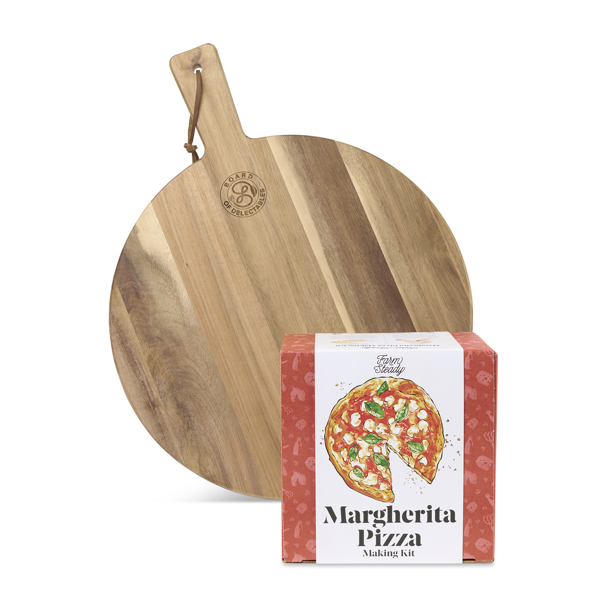 FarmSteady Margherita Pizza DIY & Board Gift Set 8