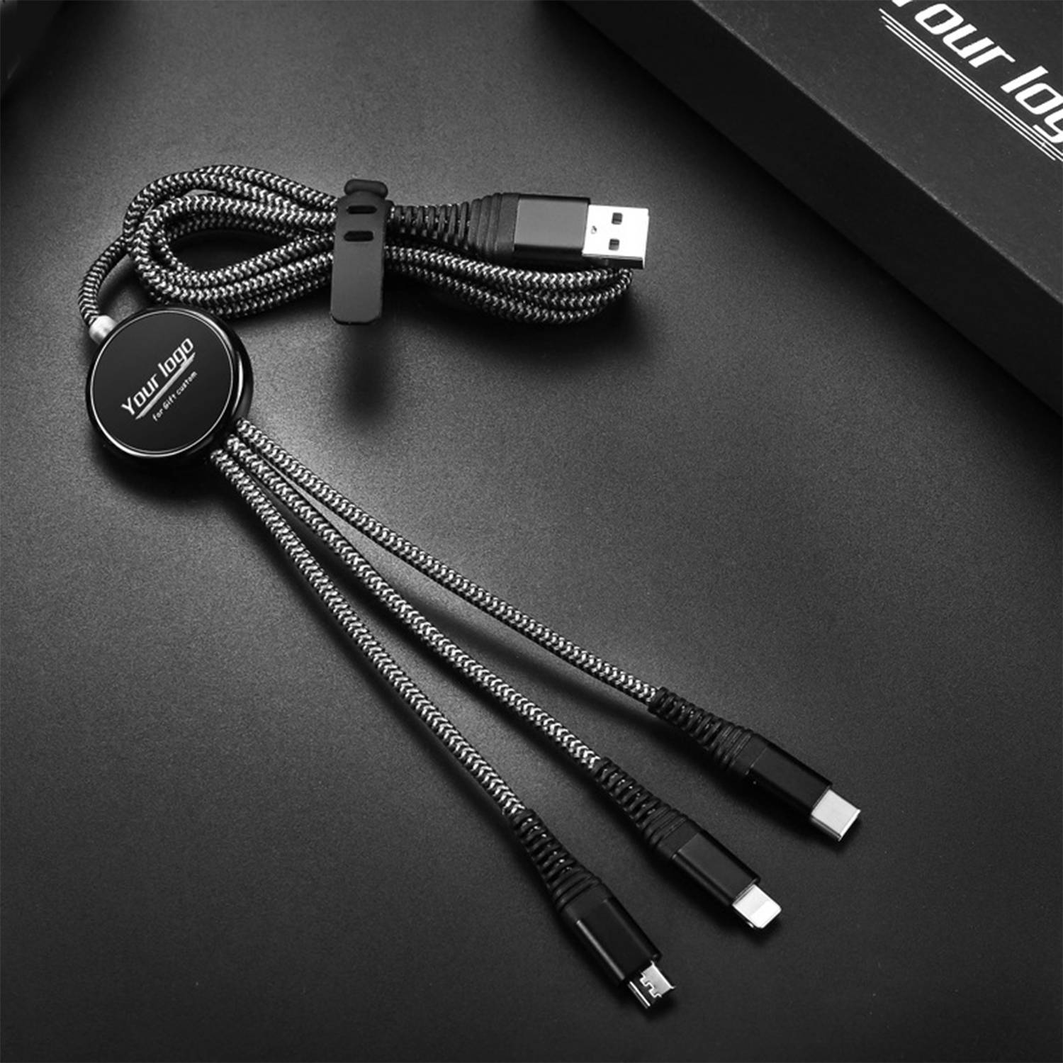 Promotional Business 3-in-1 Luminous Charging Cable Gift 2