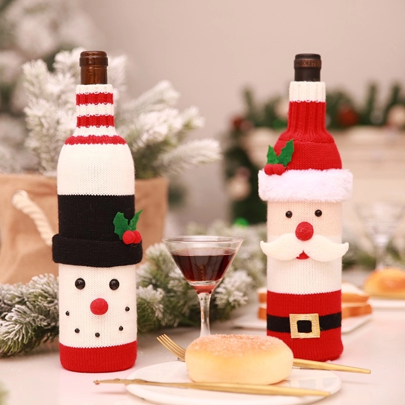 Christmas Sweater Wine Bottle covers Decorations 2