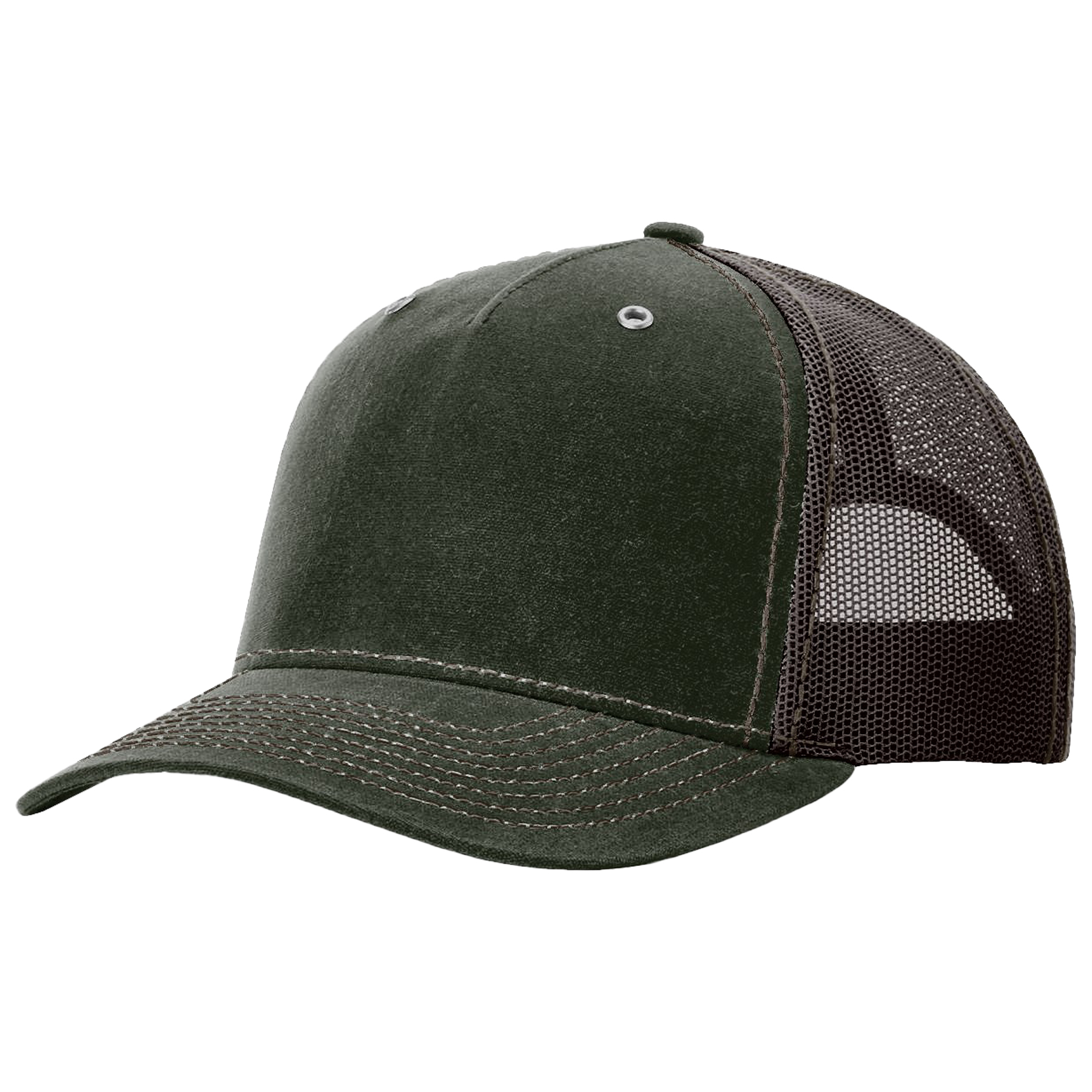 Richardson 112WH Hawthorne Adjustable Trucker Hat w/ Embroidery 8