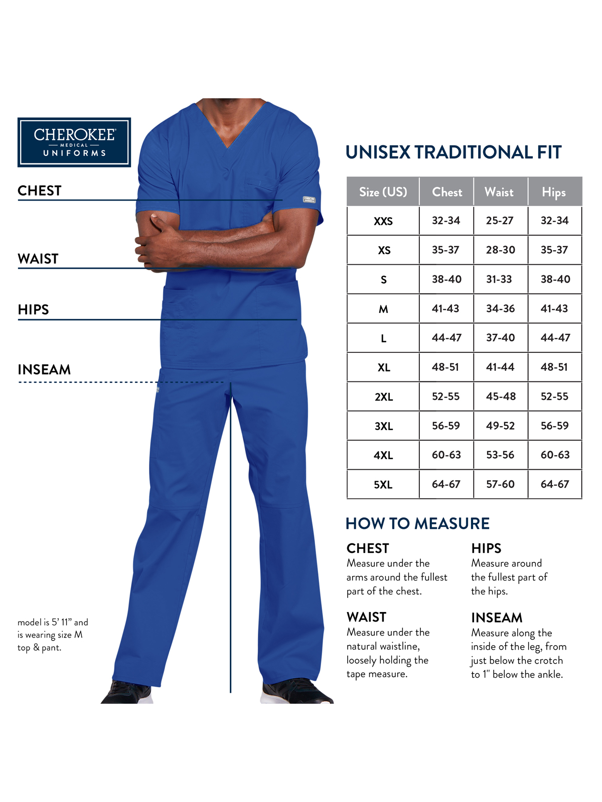 Cherokee - Genuine - Unisex V-Neck Print Top 7