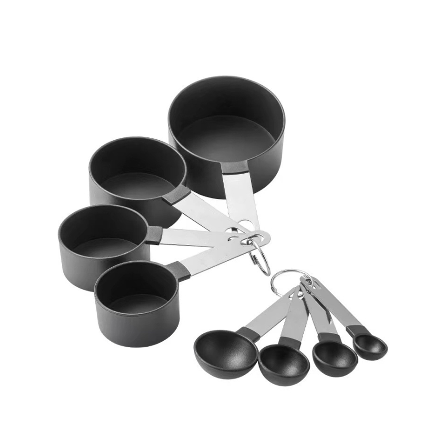 Set Of 8 With Graduated Plastic Measuring Spoons 5