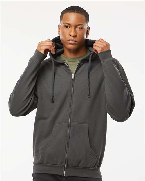 Unisex Full-Zip Hooded Sweatshirt - 331 46