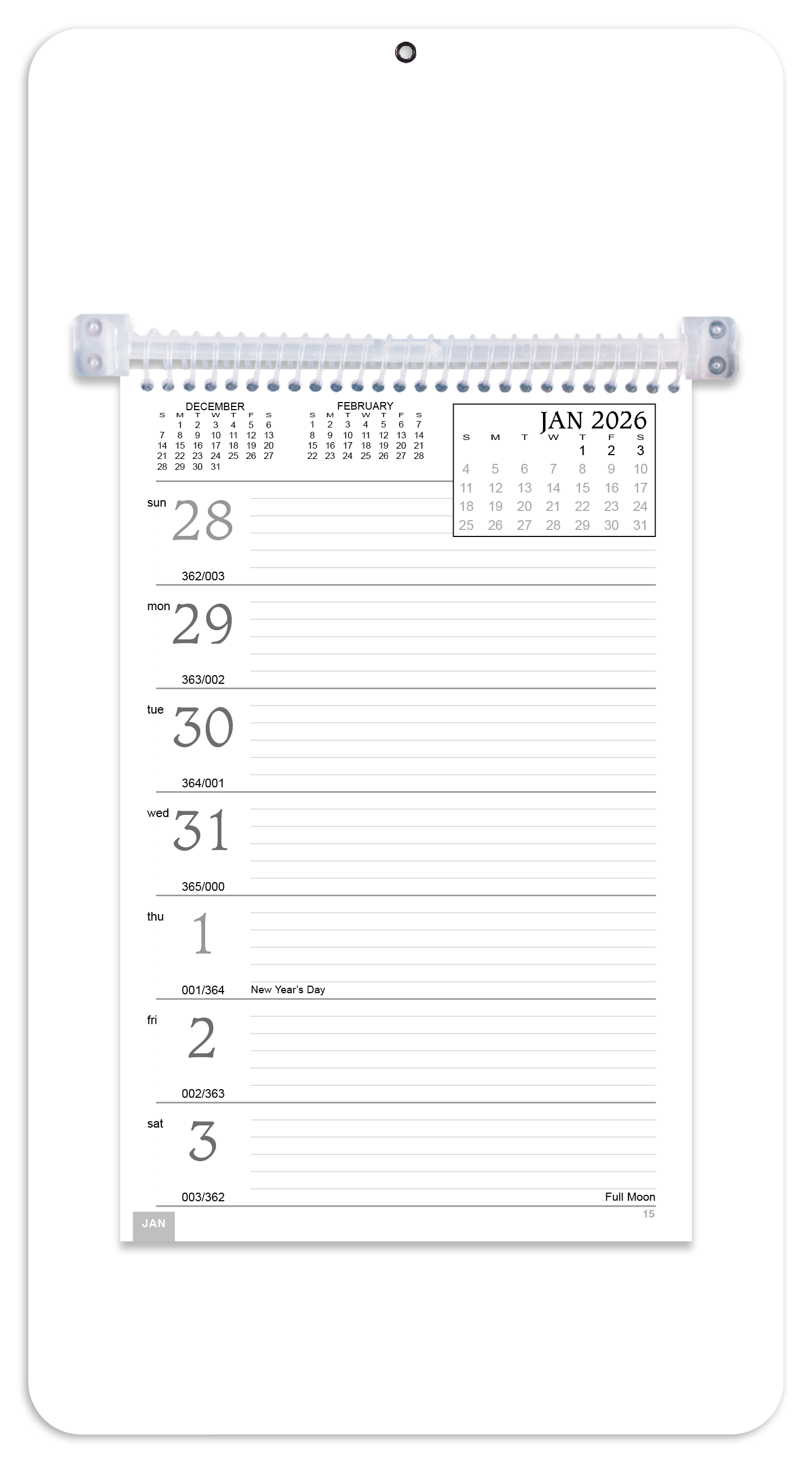Triumph® Calendars Weekly Memo Calendar 53