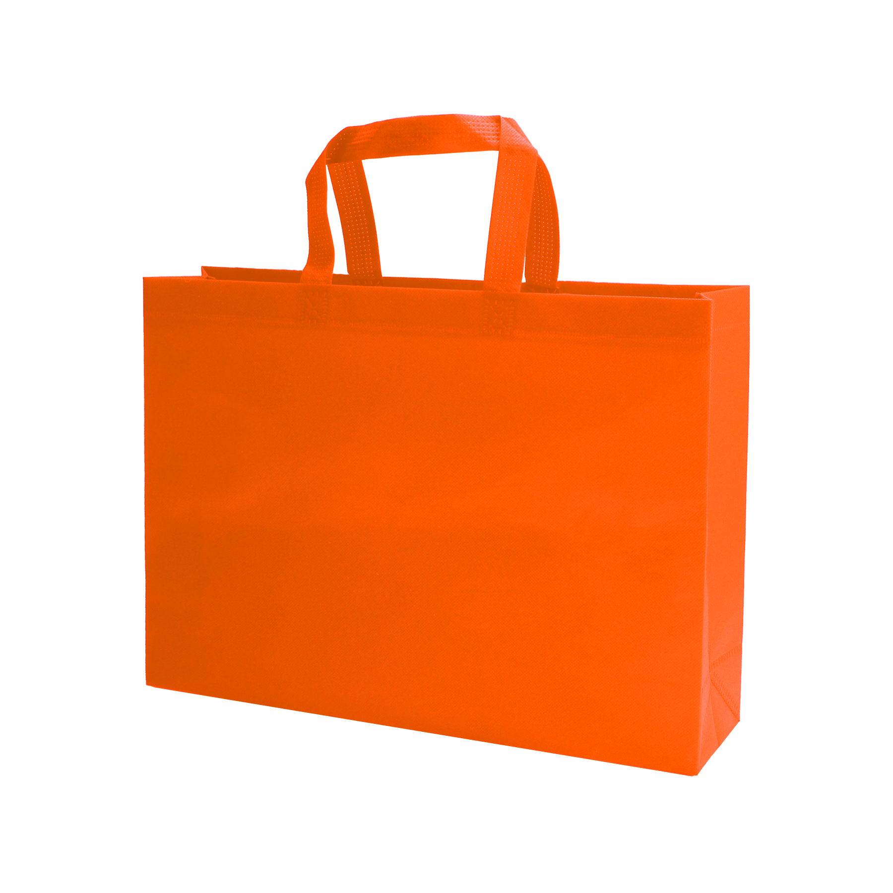 Heat Sealed Non-Woven Shopping Tote Bag(16''X12''X4'') 1