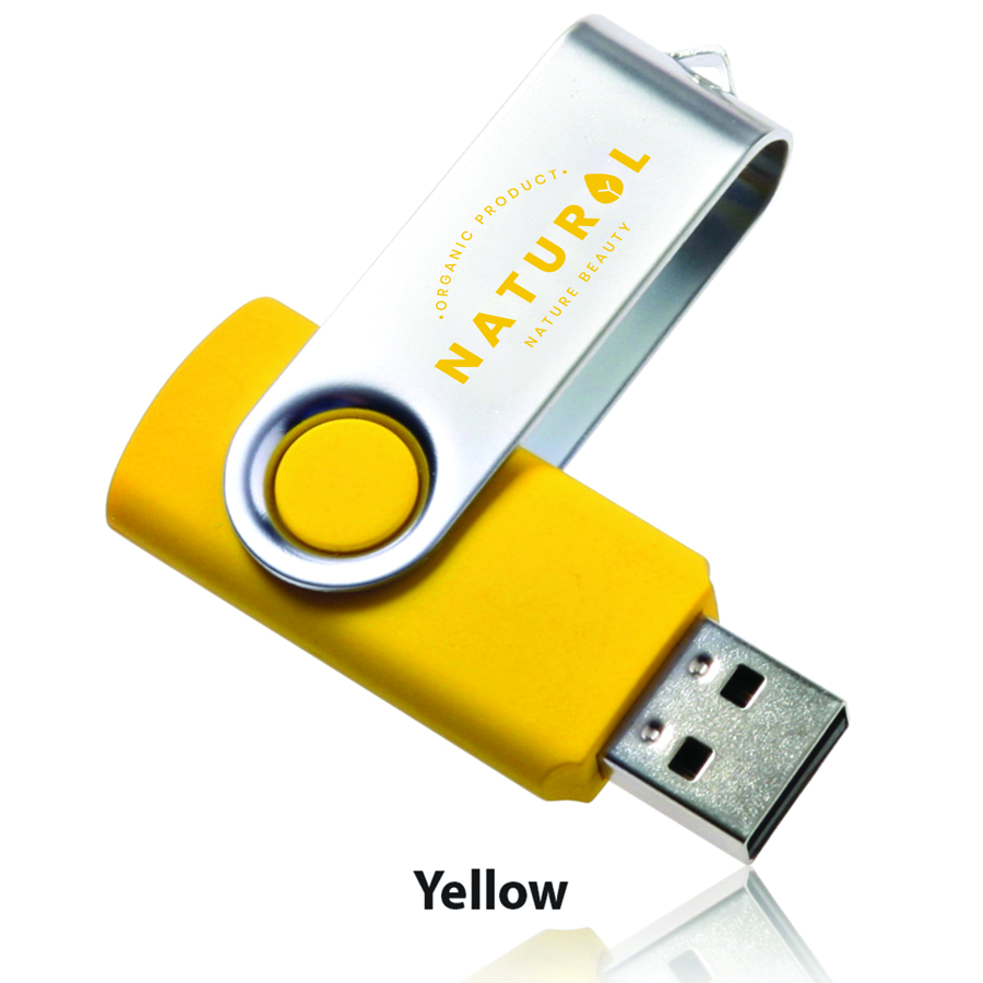 8GB Swivel USB Memory Flash Drive