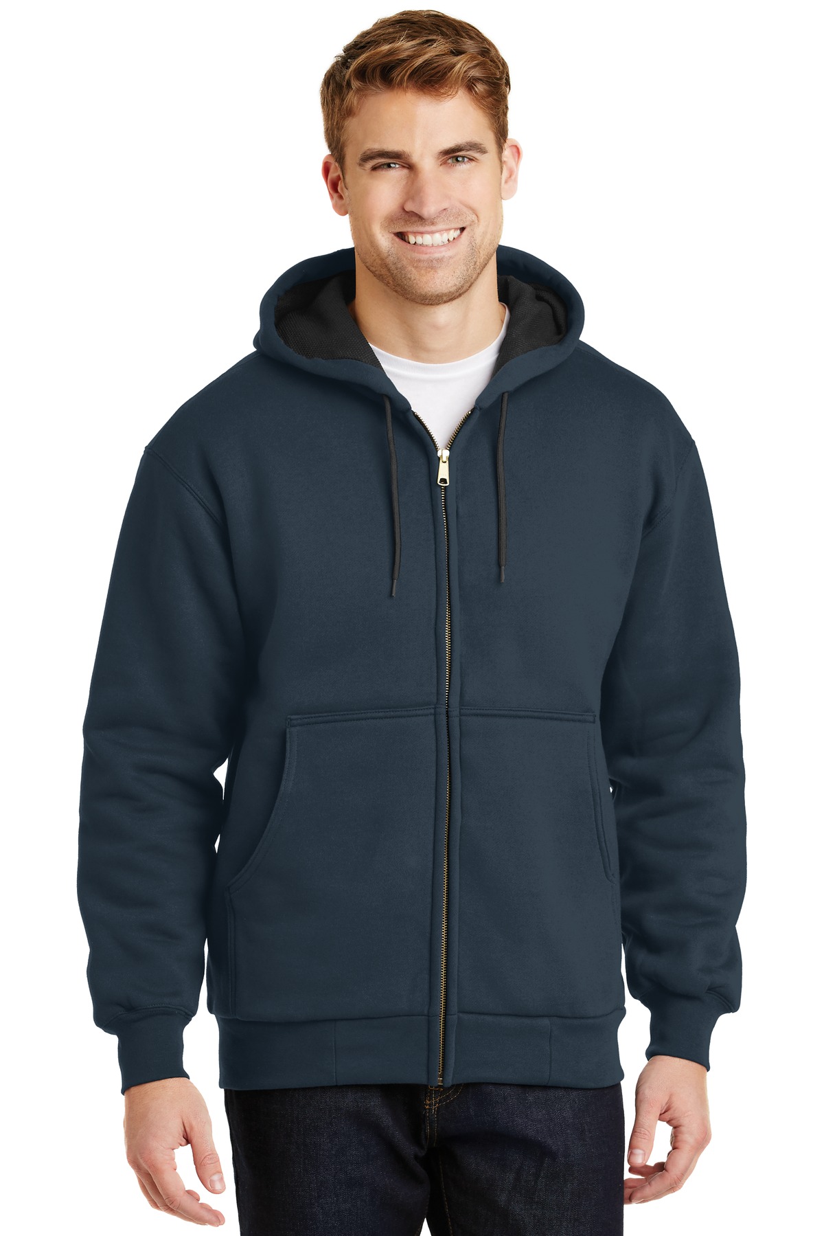 CornerStone® - Heavyweight Full-Zip Hooded Sweatshirt with Thermal Lining 2