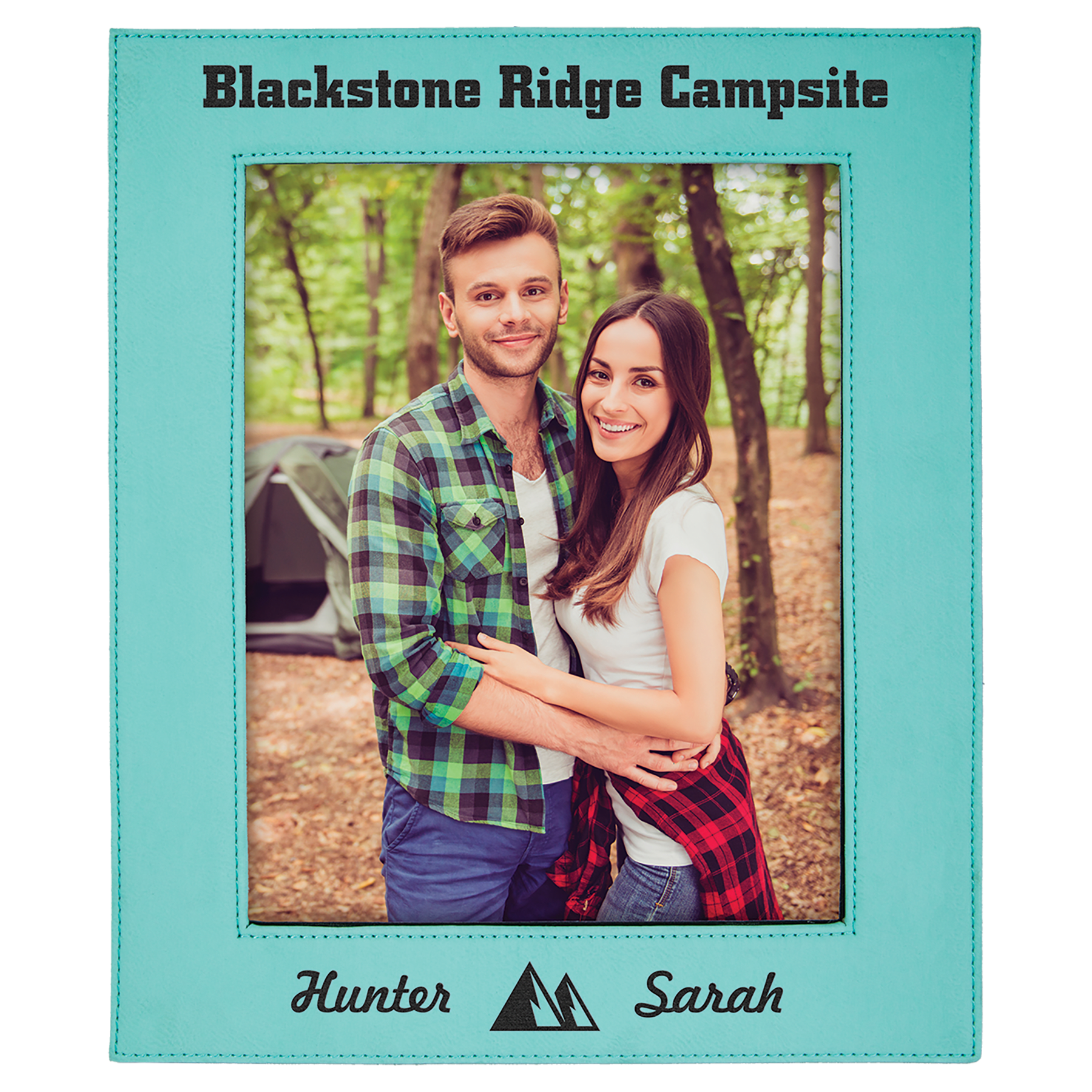 8" x 10" Teal Leatherette Photo Frame 1