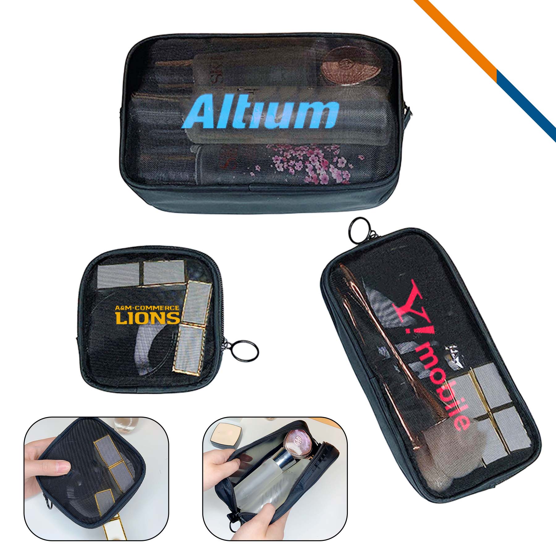 Ram Mesh Cosmetic Bag 2