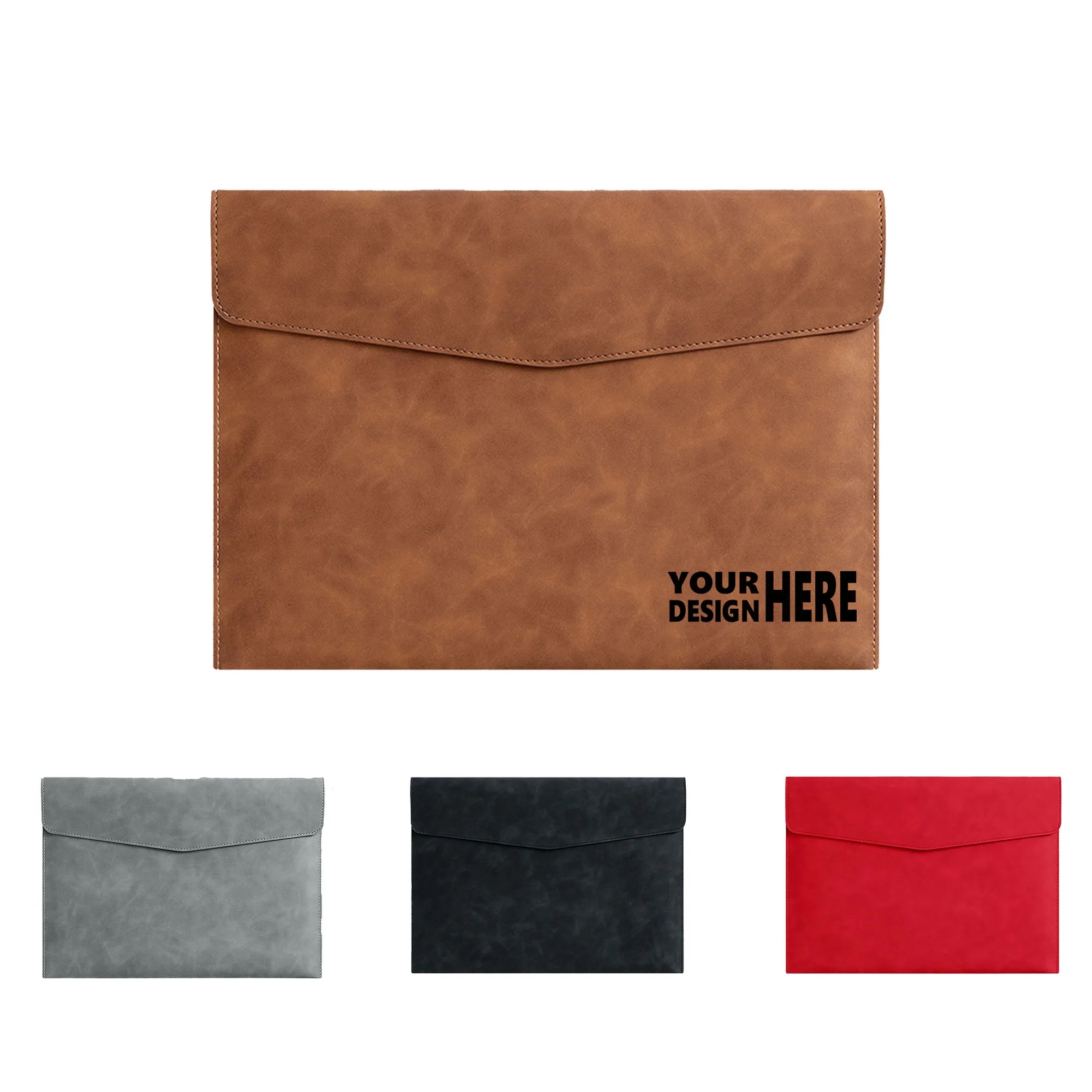 A4 Document Storage Bag PU Leather 7
