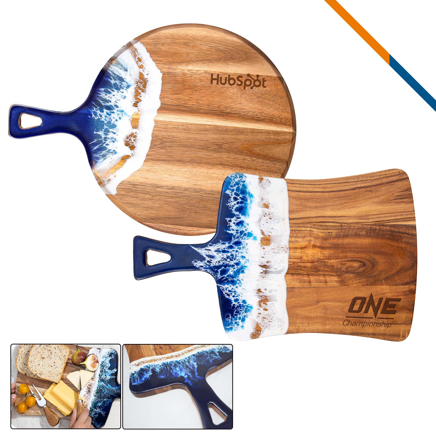 Voss Ocean Wood Resin Cutting Board 2