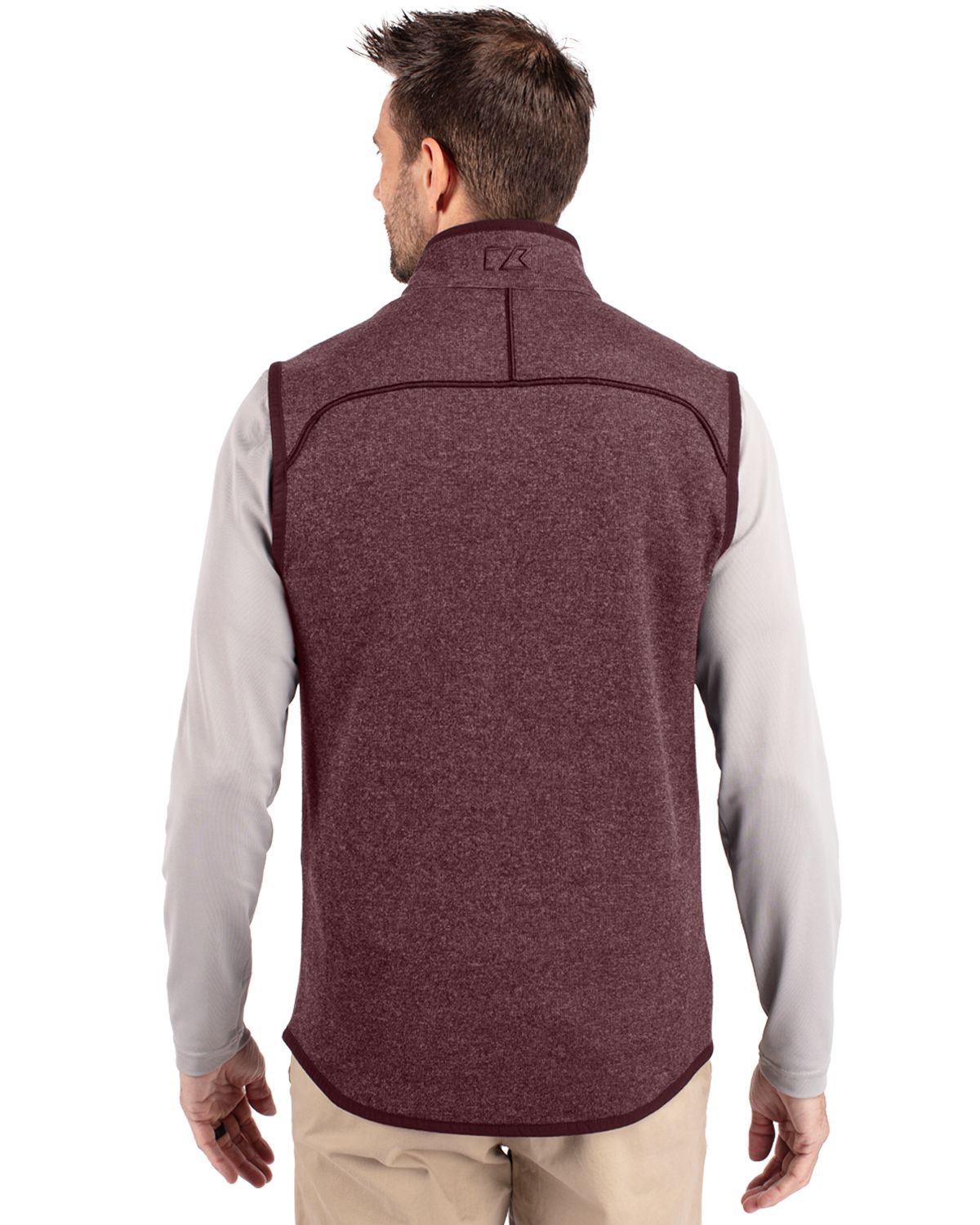 Mainsail Sweater-Knit Mens Full Zip Vest