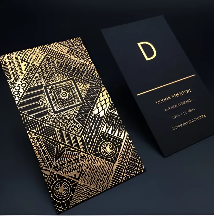 Color Foil Stamped Brochure 9