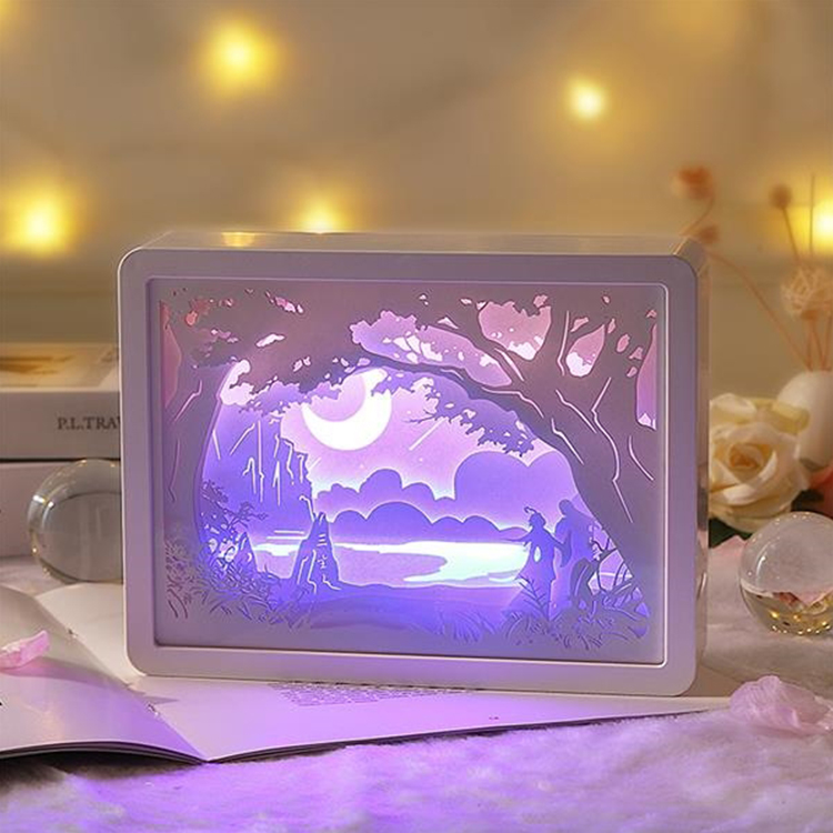 3D Paper Carving Lamp 3
