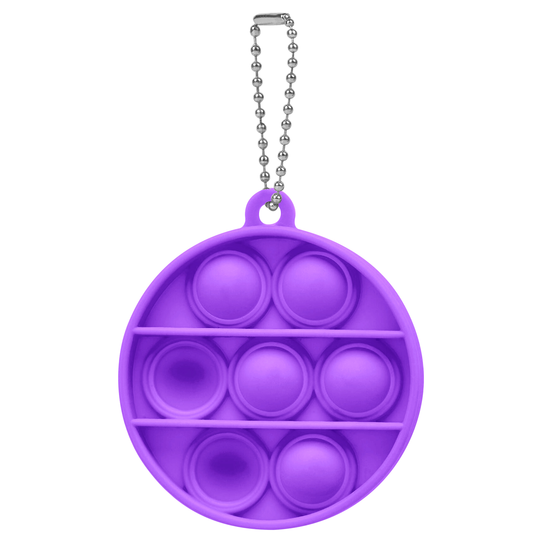 Round Mini Push Bubble Stress Relief Toy Keychain 14