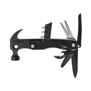 Multi Claw Hammer Tool With Scissors and Stainless Steel Construction 2