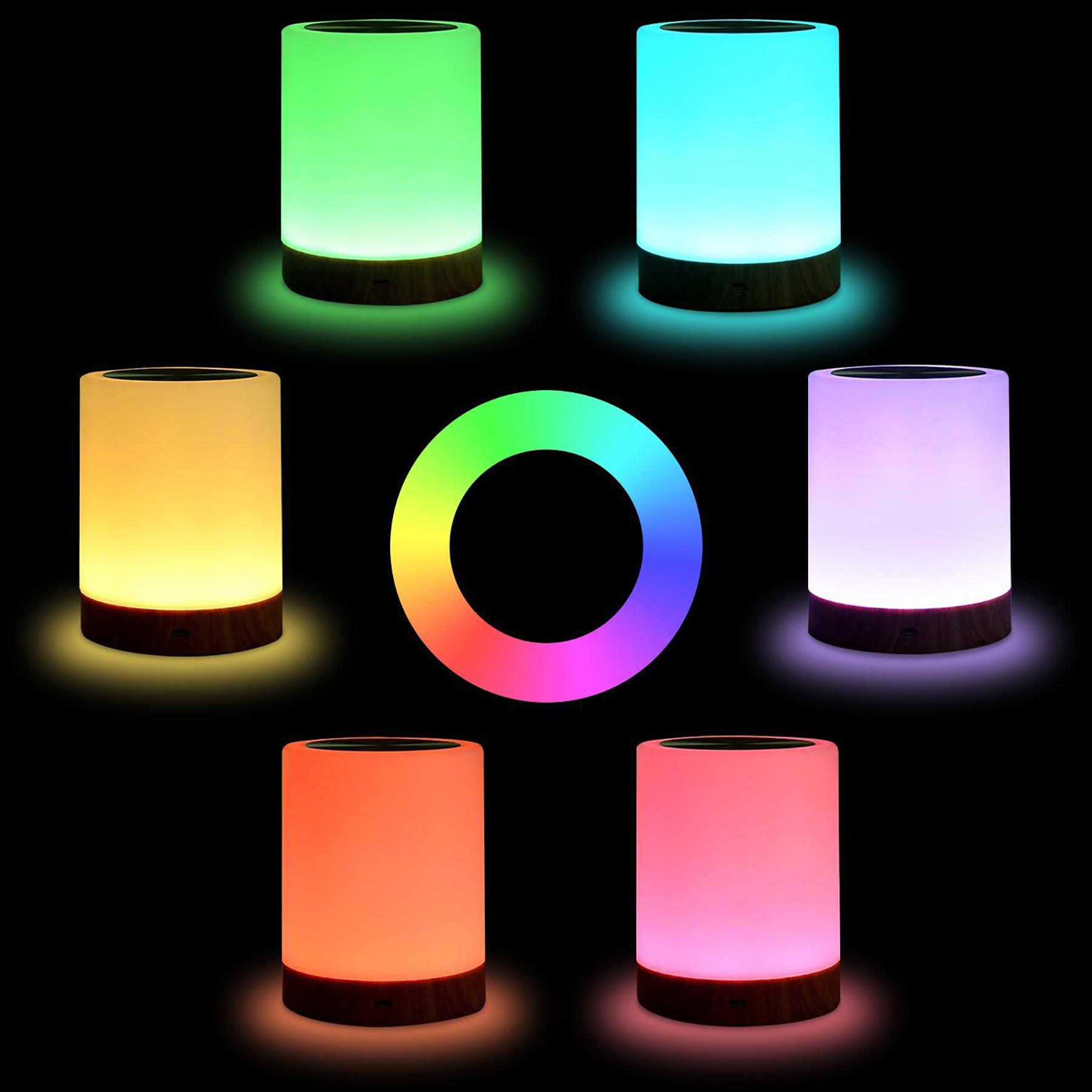 LED Colorful Charging Night Light 3