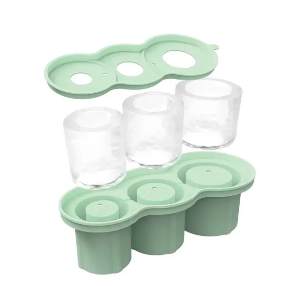 Silicone Cup-Shaped Ice Tray with Lid 6
