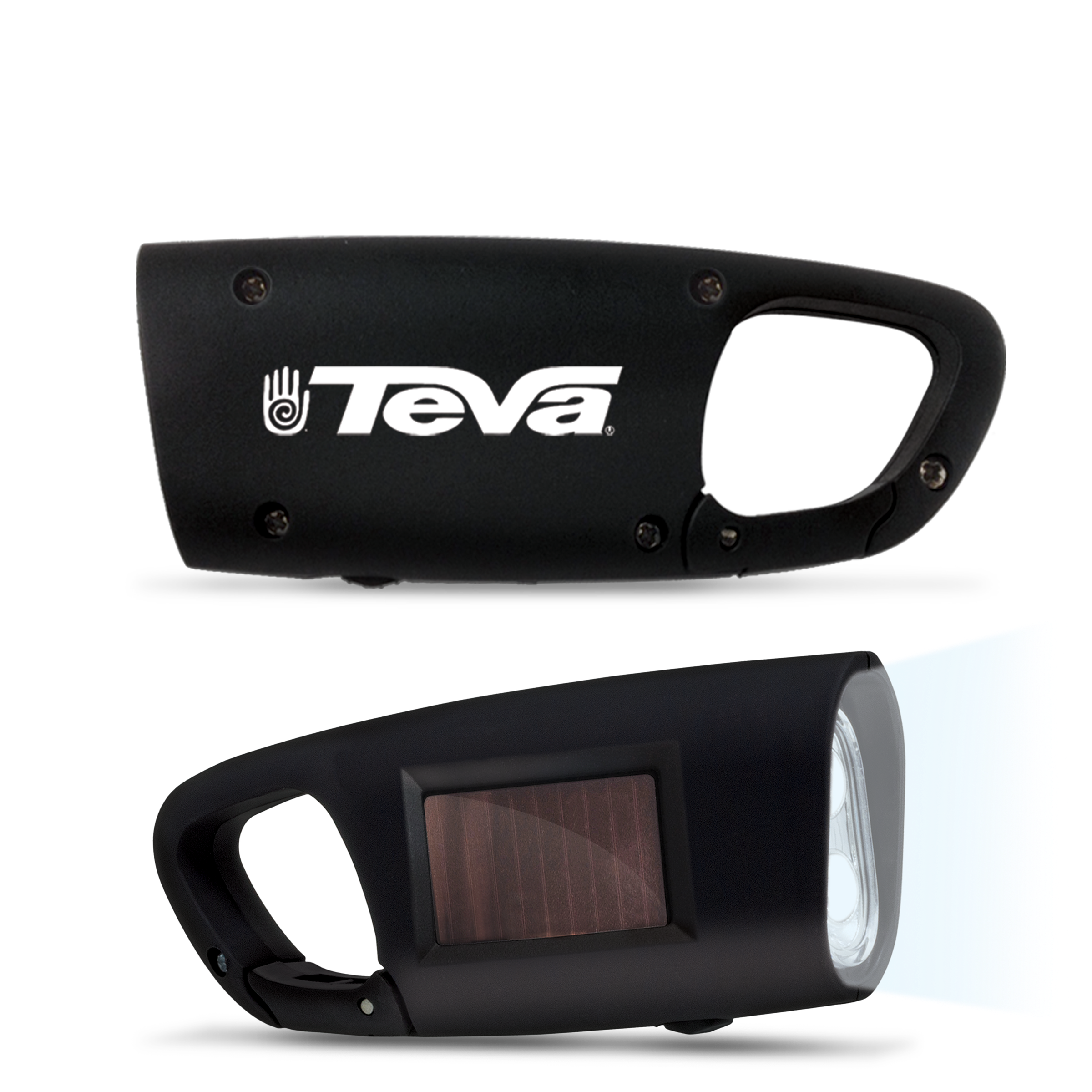 Solar Carabiner Clip Light