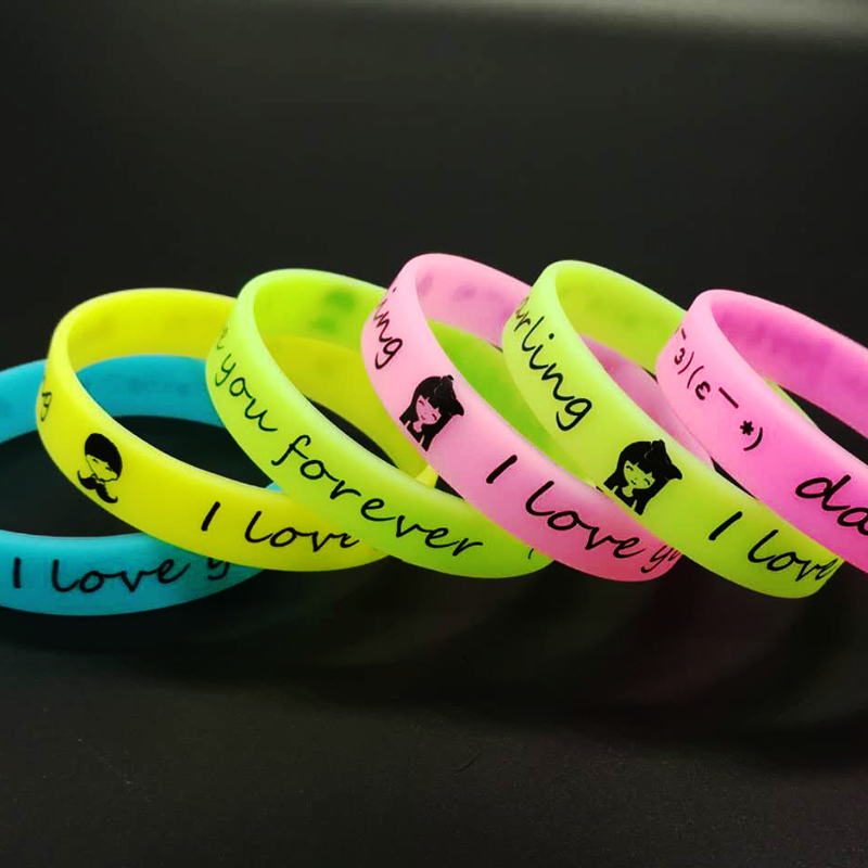 Custom Luminous Silicone Bracelet 6